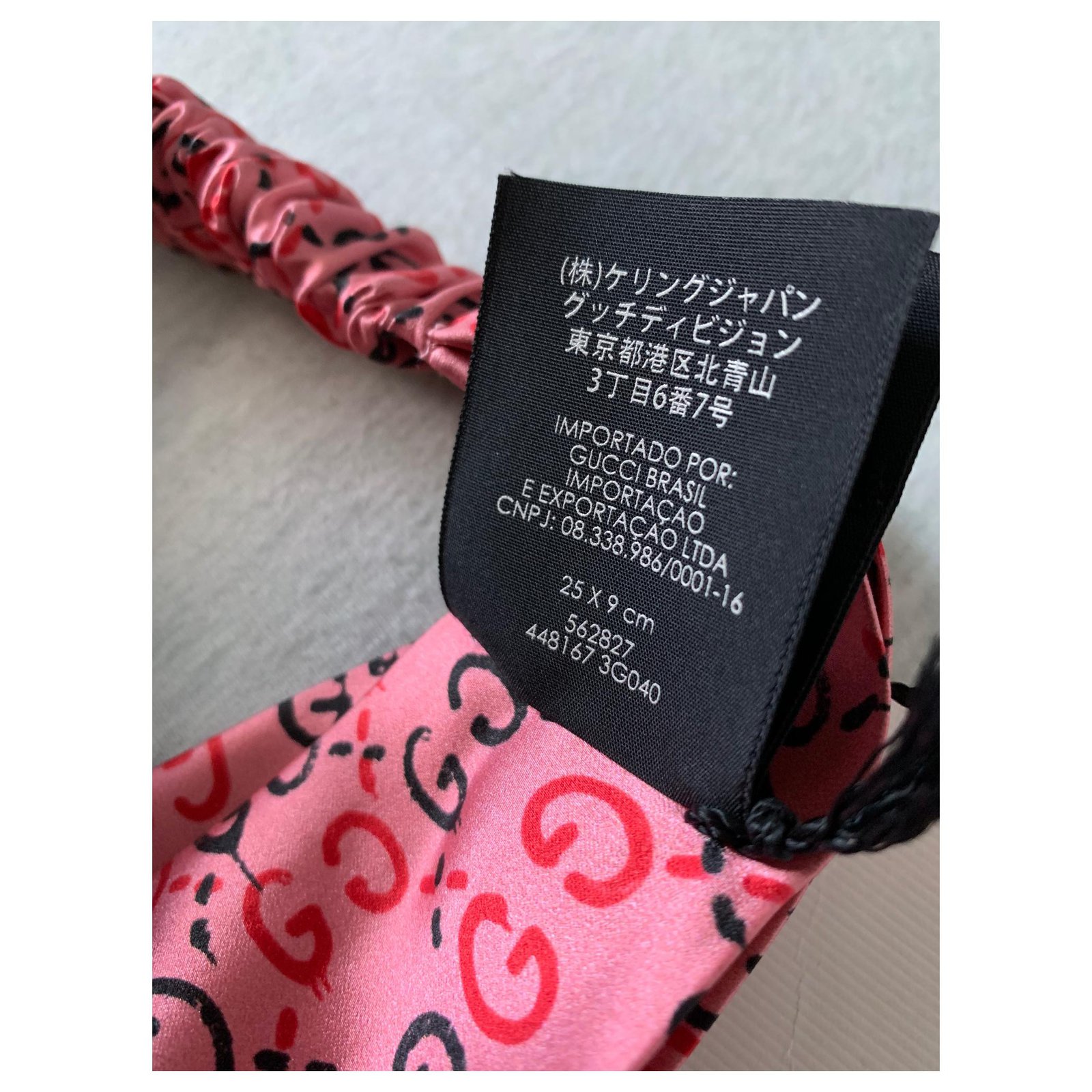 Gucci Hair accessories Pink Beige Silk ref.142412 - Joli Closet
