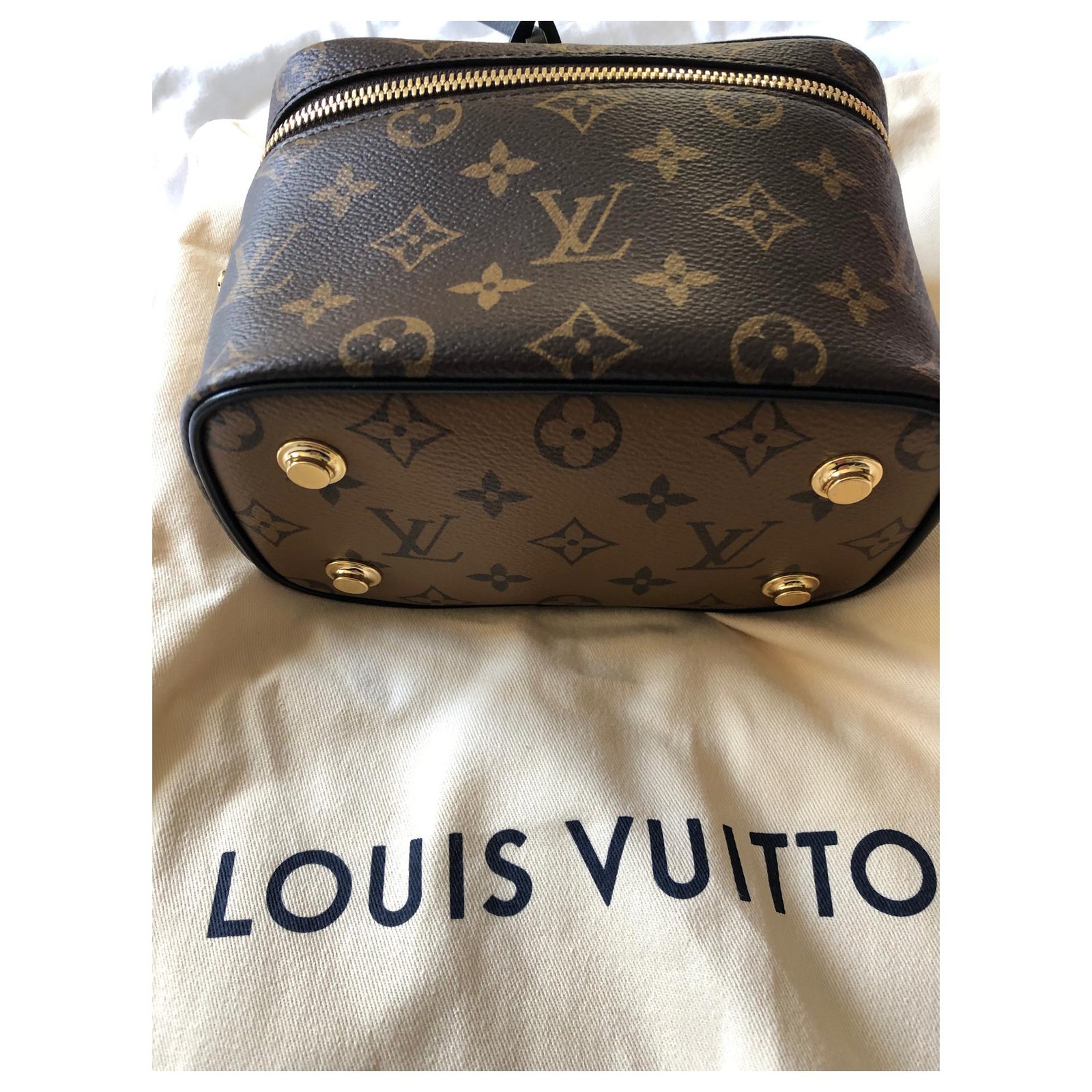 Louis Vuitton Vanity PM Brown Leather ref.180399 - Joli Closet