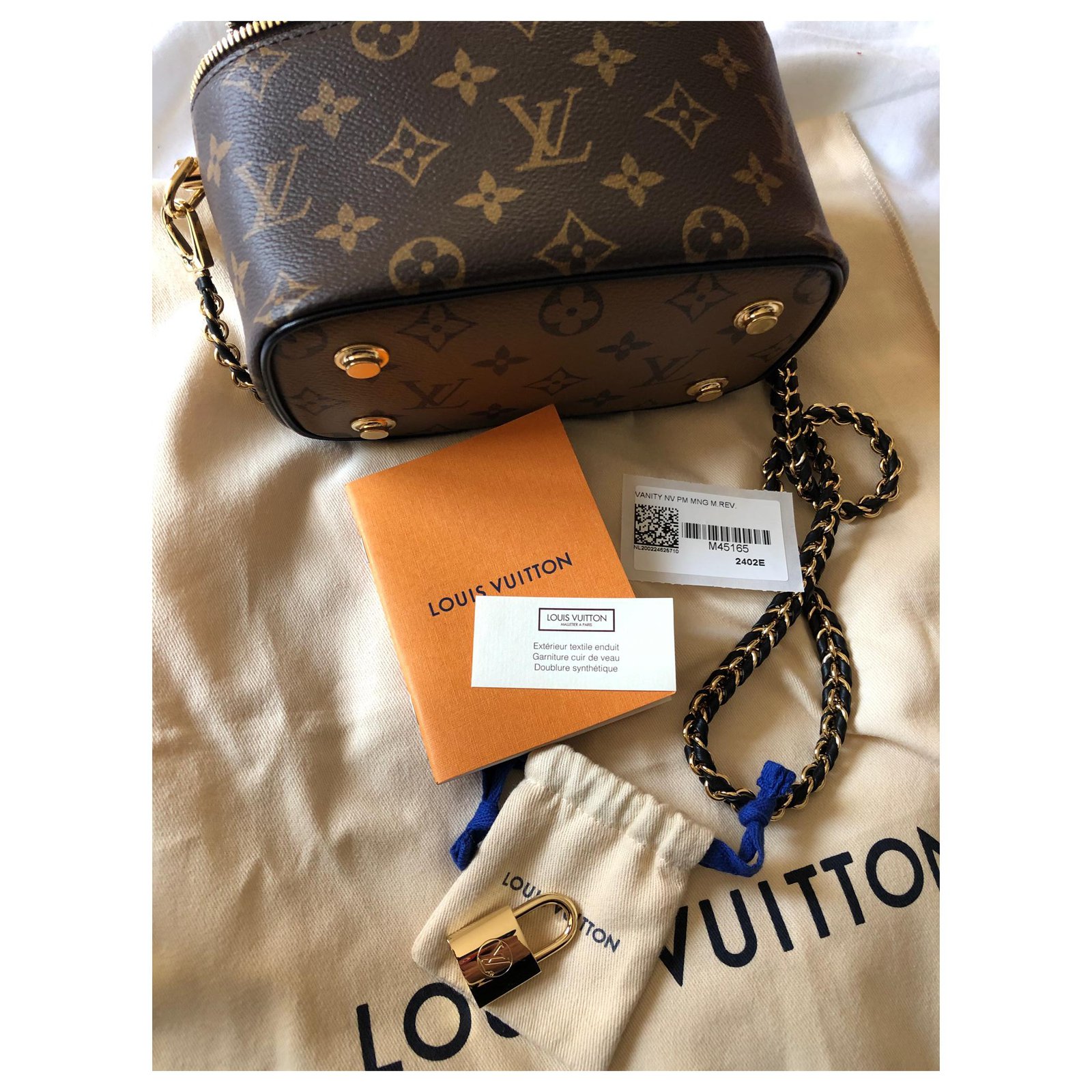 Louis Vuitton Vanity PM Brown Leather ref.180399 - Joli Closet