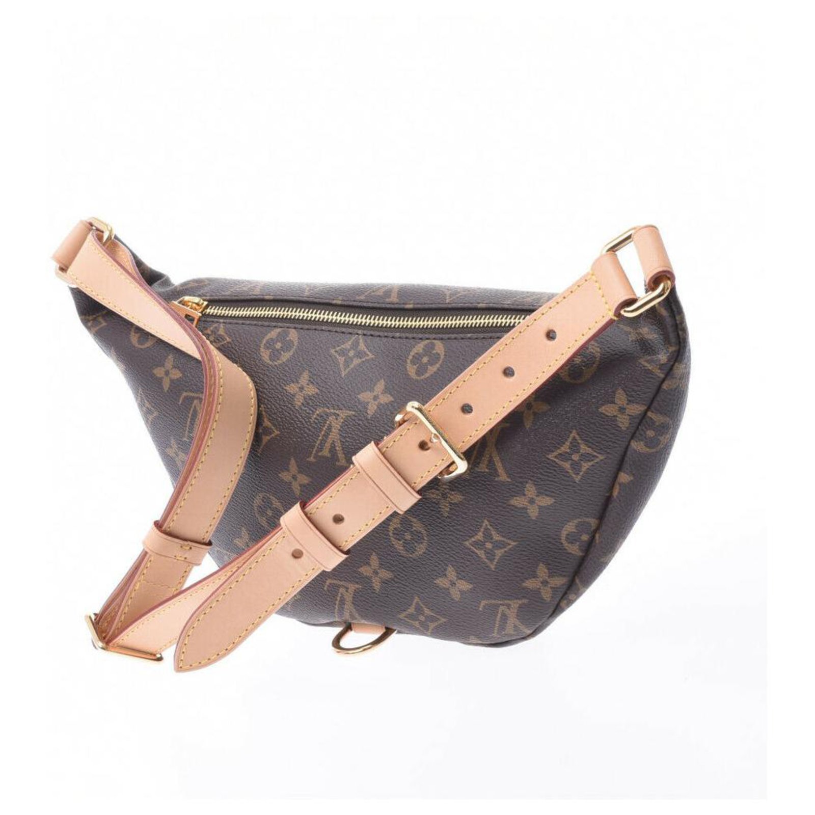 Bum bag / sac ceinture cloth handbag Louis Vuitton Brown in Cloth - 35684636