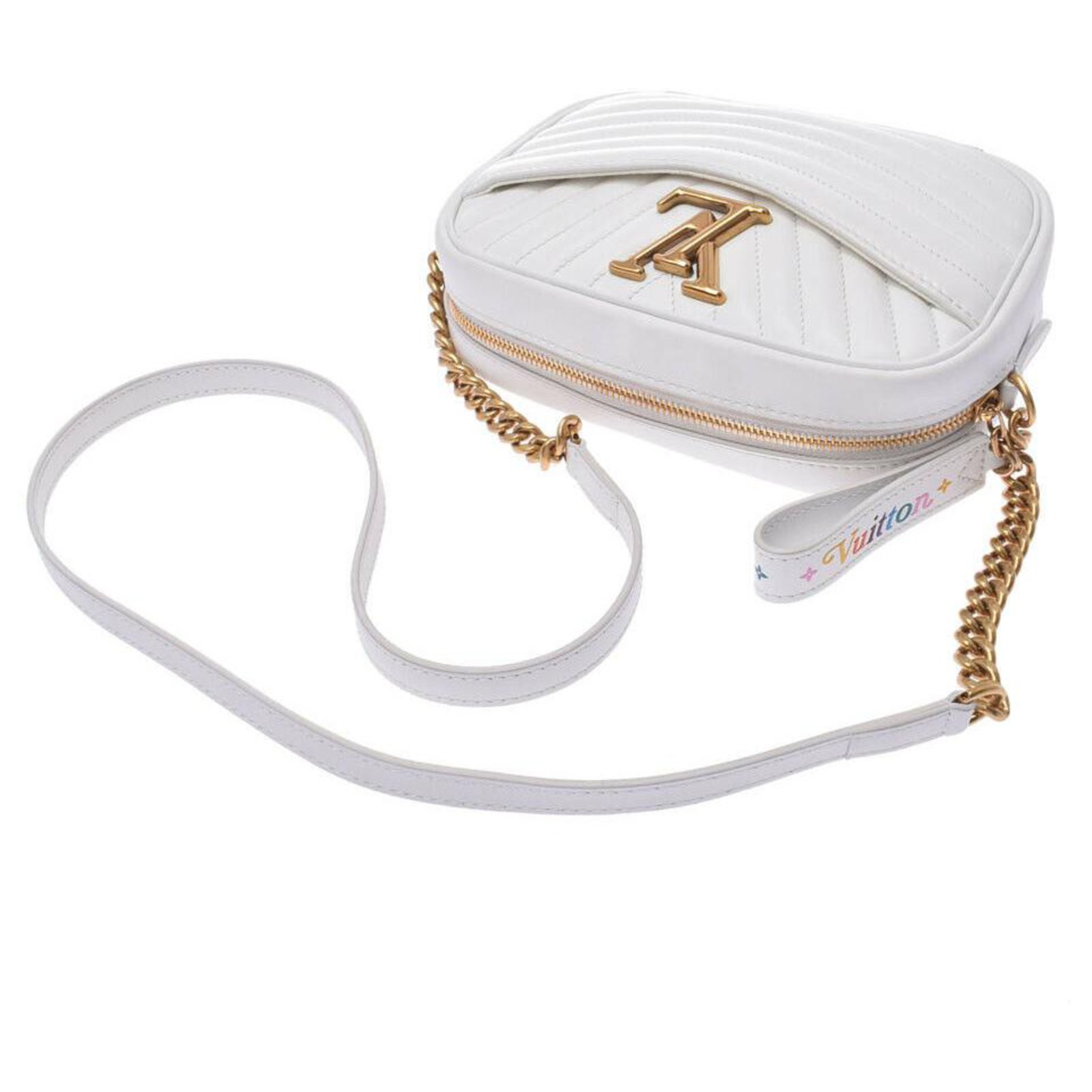 Louis Vuitton New Wave White Leather ref.929842 - Joli Closet