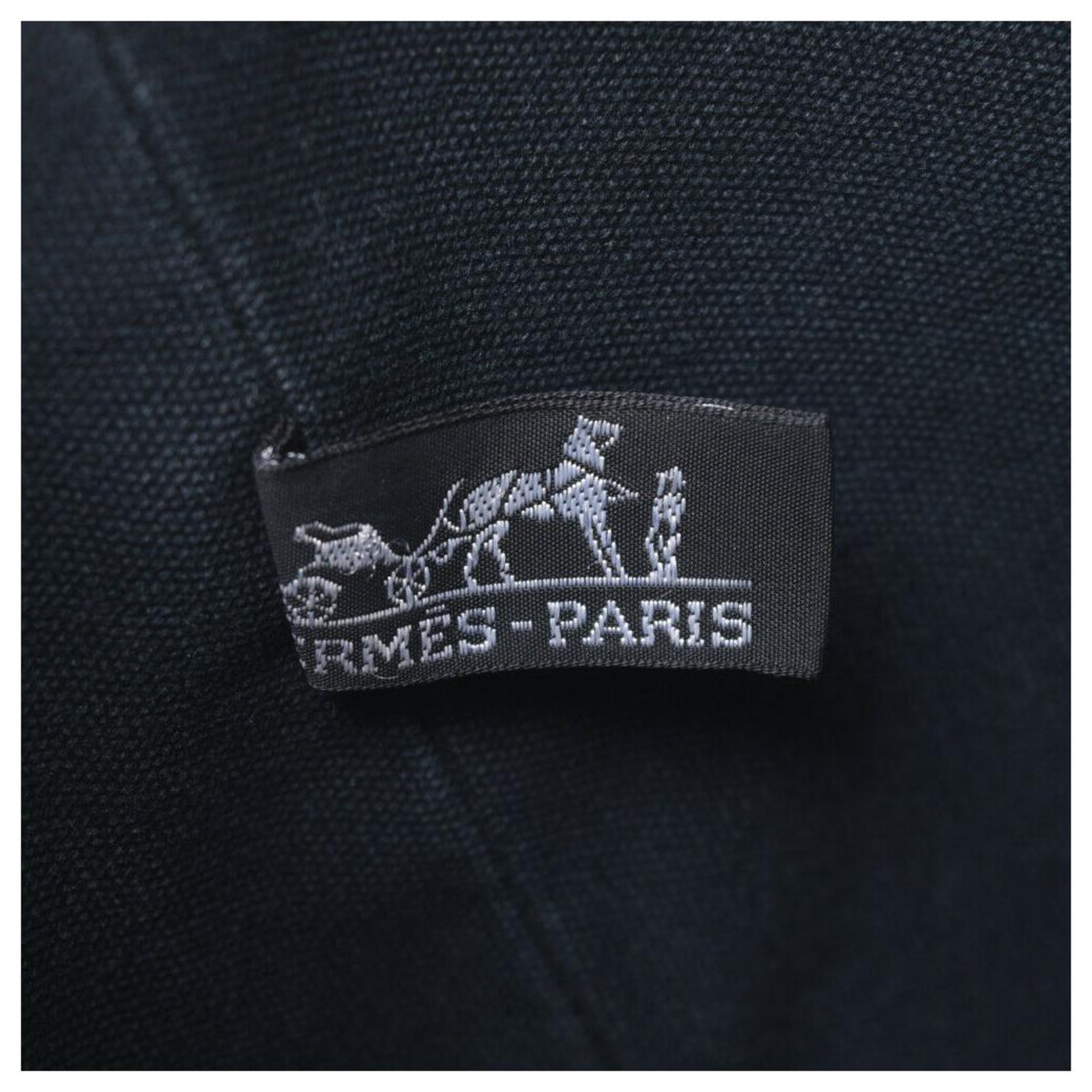 Hermès Polochon Mimill Black Cotton ref.181293 - Joli Closet
