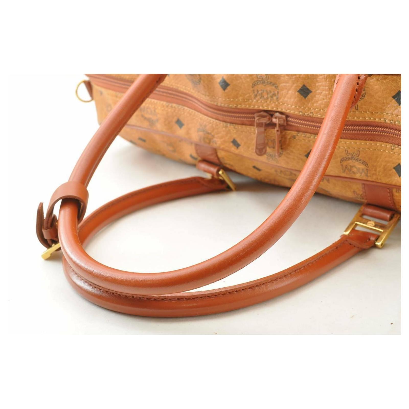 Gucci - Grand Sac De Voyage Vintage En Toile Beige Avec Monogramme Et Toile Web
