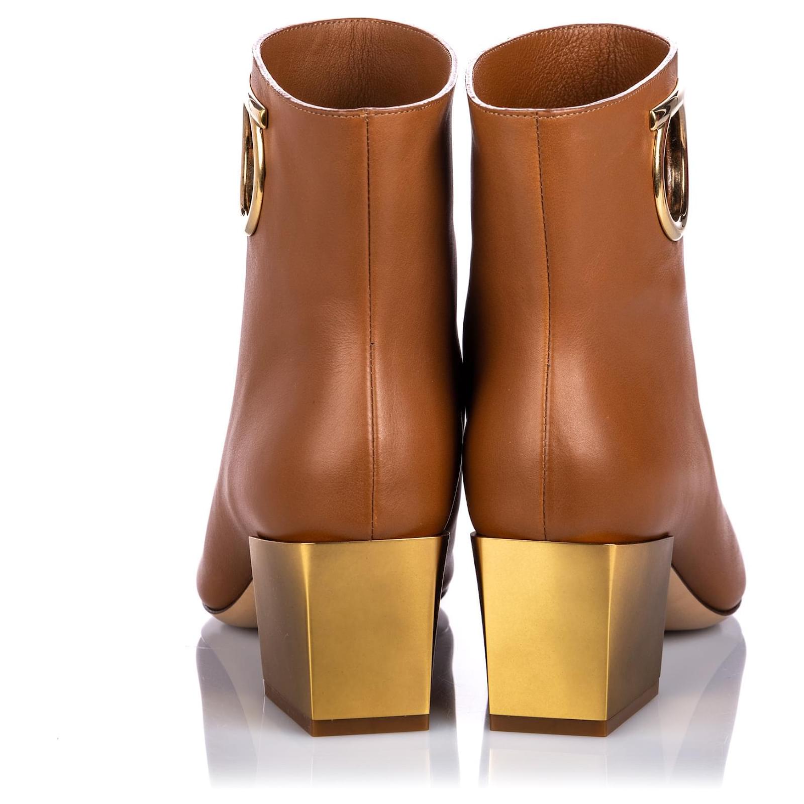 bottine talon miroir