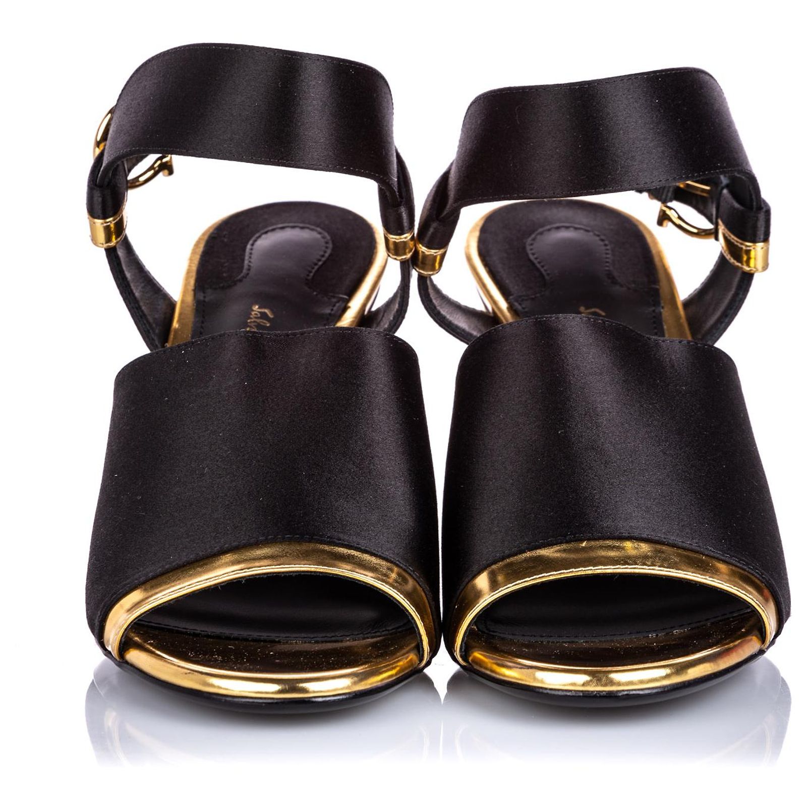 Sandales Femme Splendid En Cuir Noir à Talon Bloc - Pointure 9.5 US - Occasion
