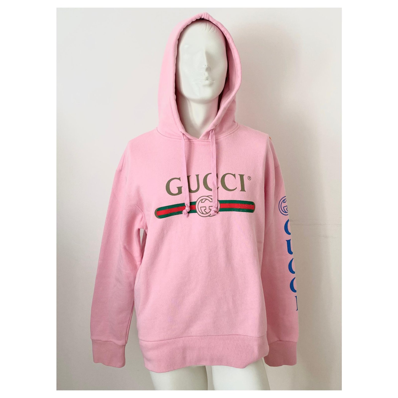 pinker gucci hoodie