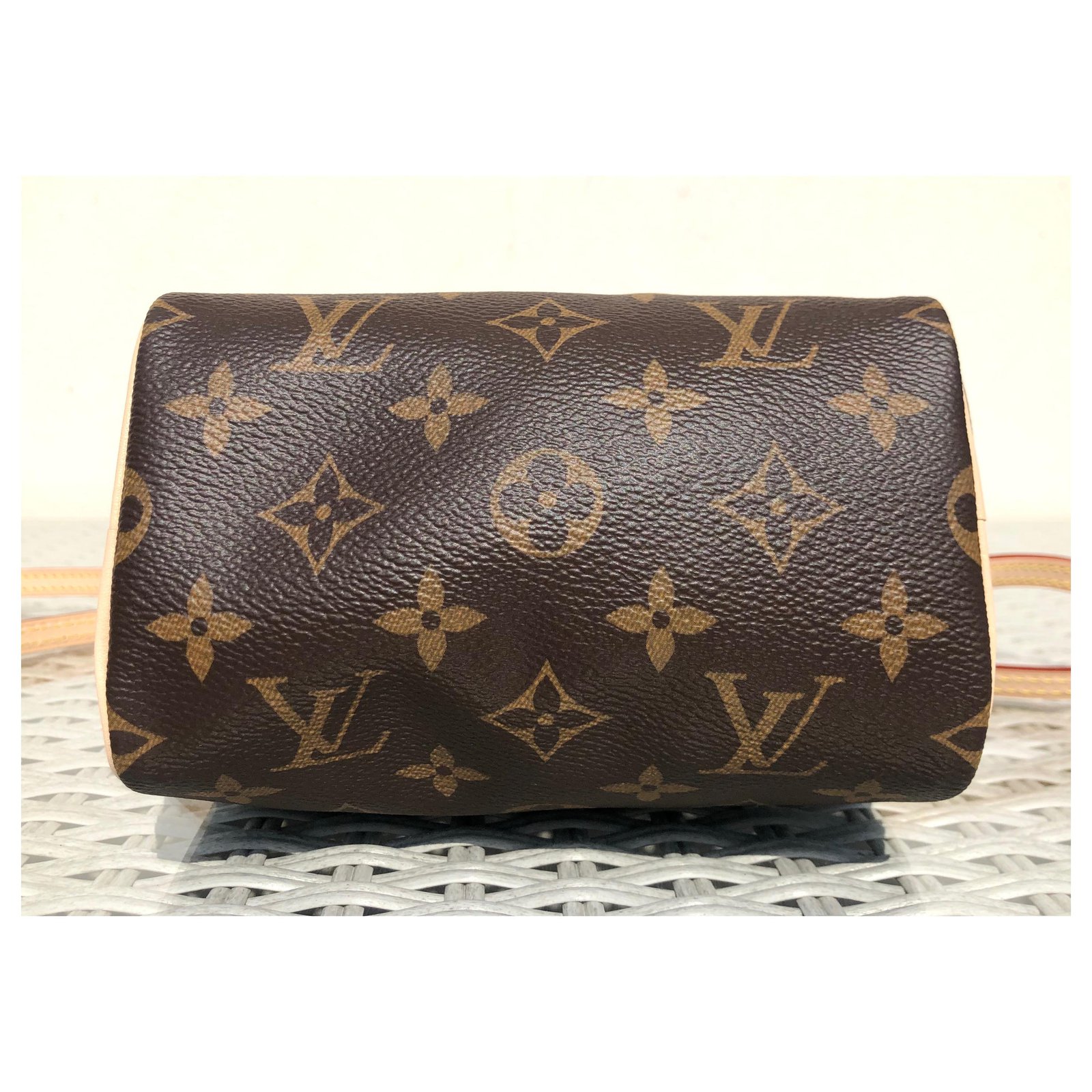 Louis Vuitton Speedy 35 Brown Cloth ref.259753 - Joli Closet