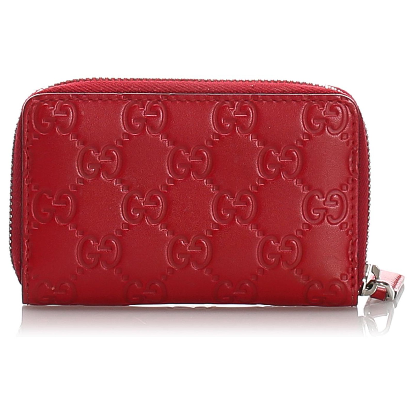 red gucci coin pouch