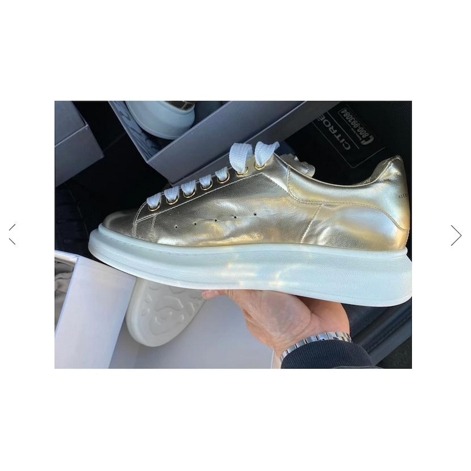 alexander mcqueen paillette argent