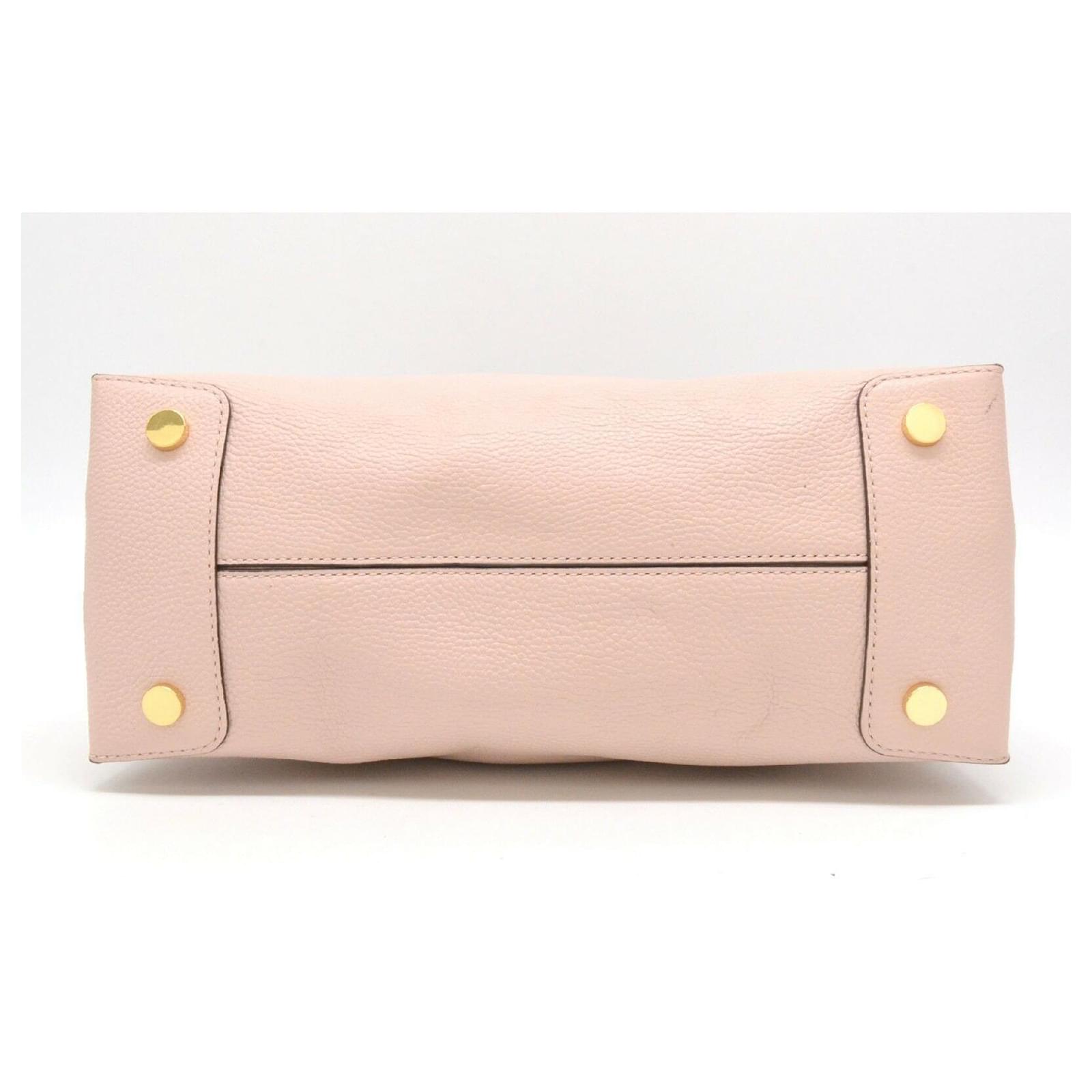 Michael Kors Vintage sac ?� main Cuir Rose ref.183834 - Joli Closet