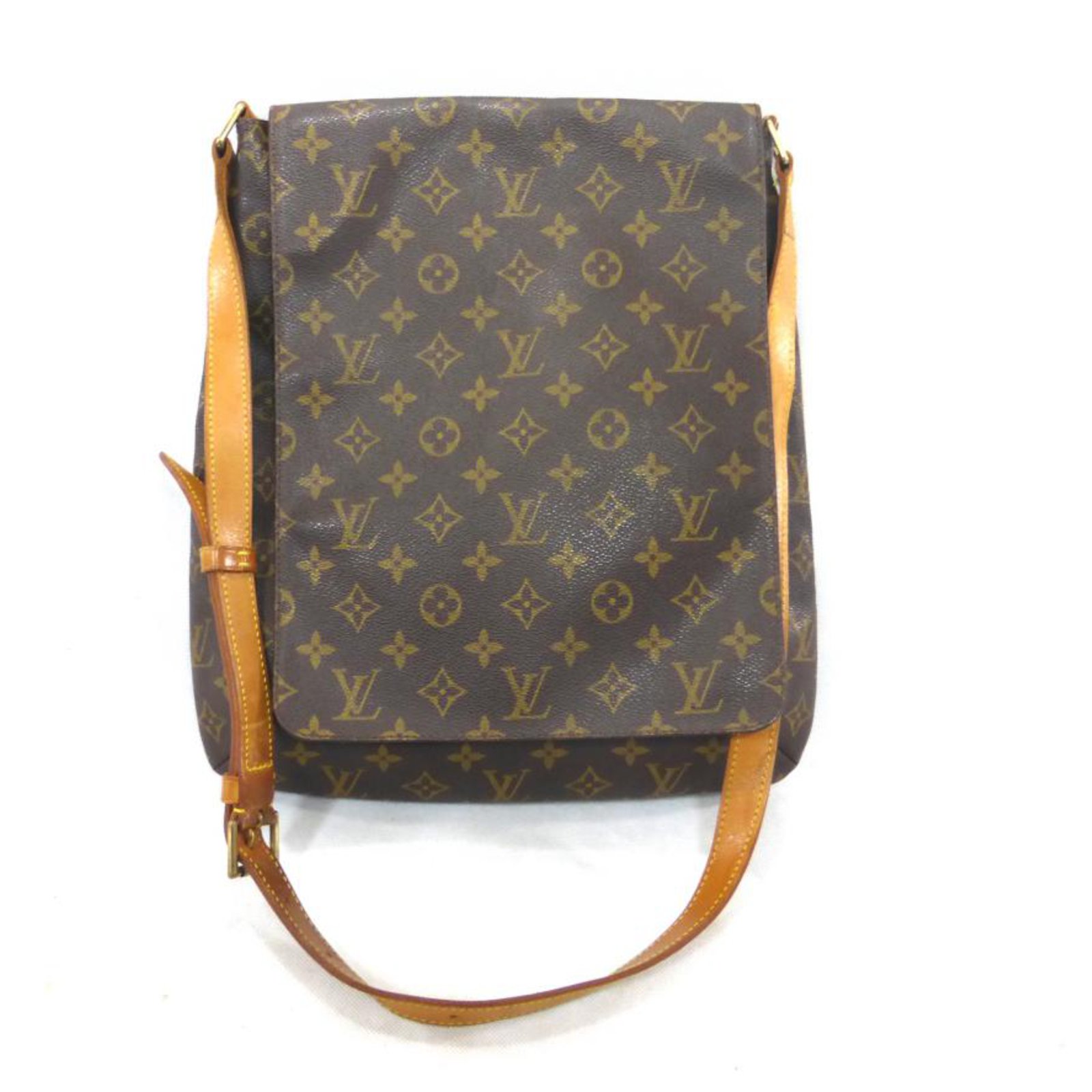 Louis Vuitton MUSIC SALSA GM MONOGRAM Handbags Leather Brown ref.183909 - Joli Closet