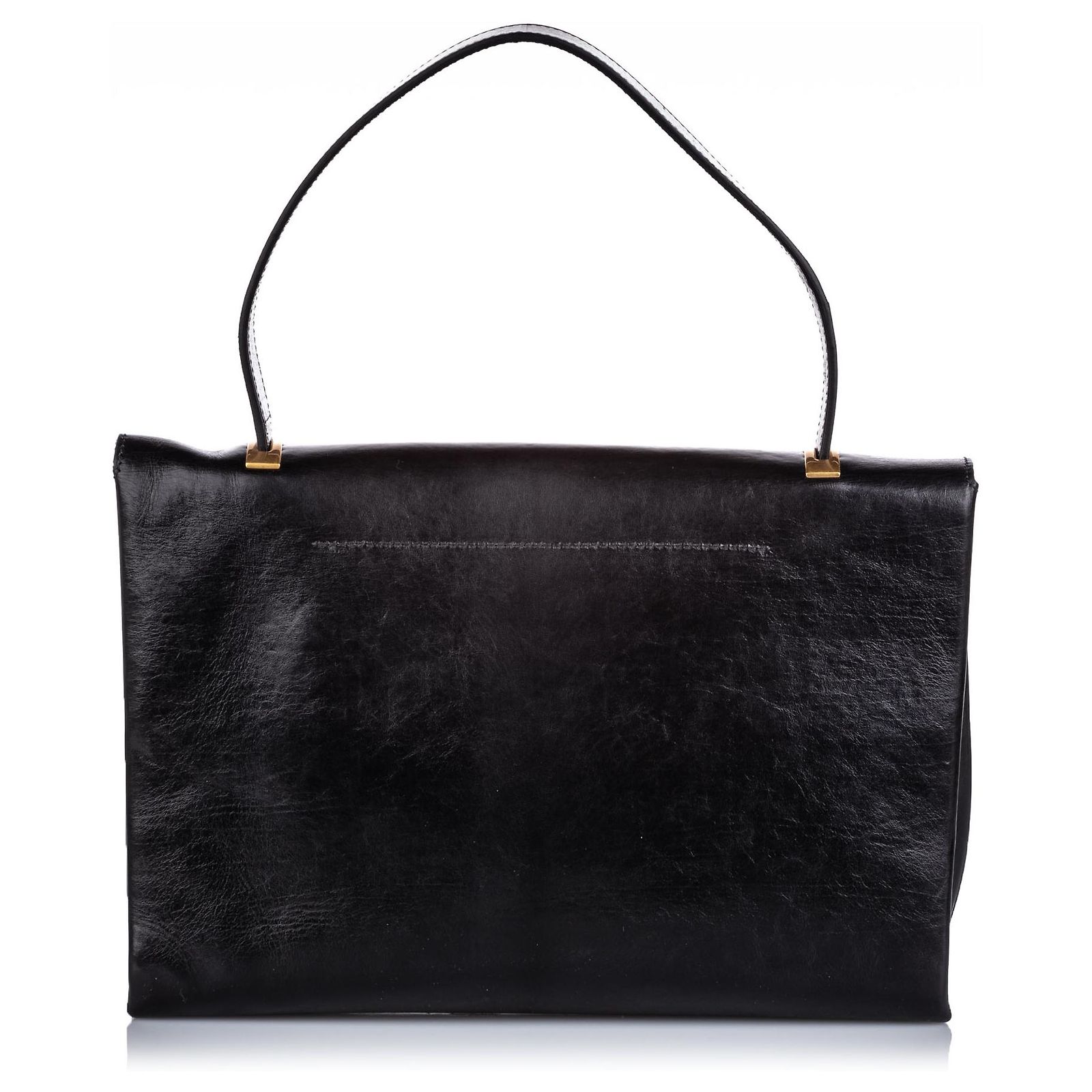 Sac Bandoulière En Cuir Marron BERENICE Motif Soleil | Sac Chaîne Style Poulain Vintage