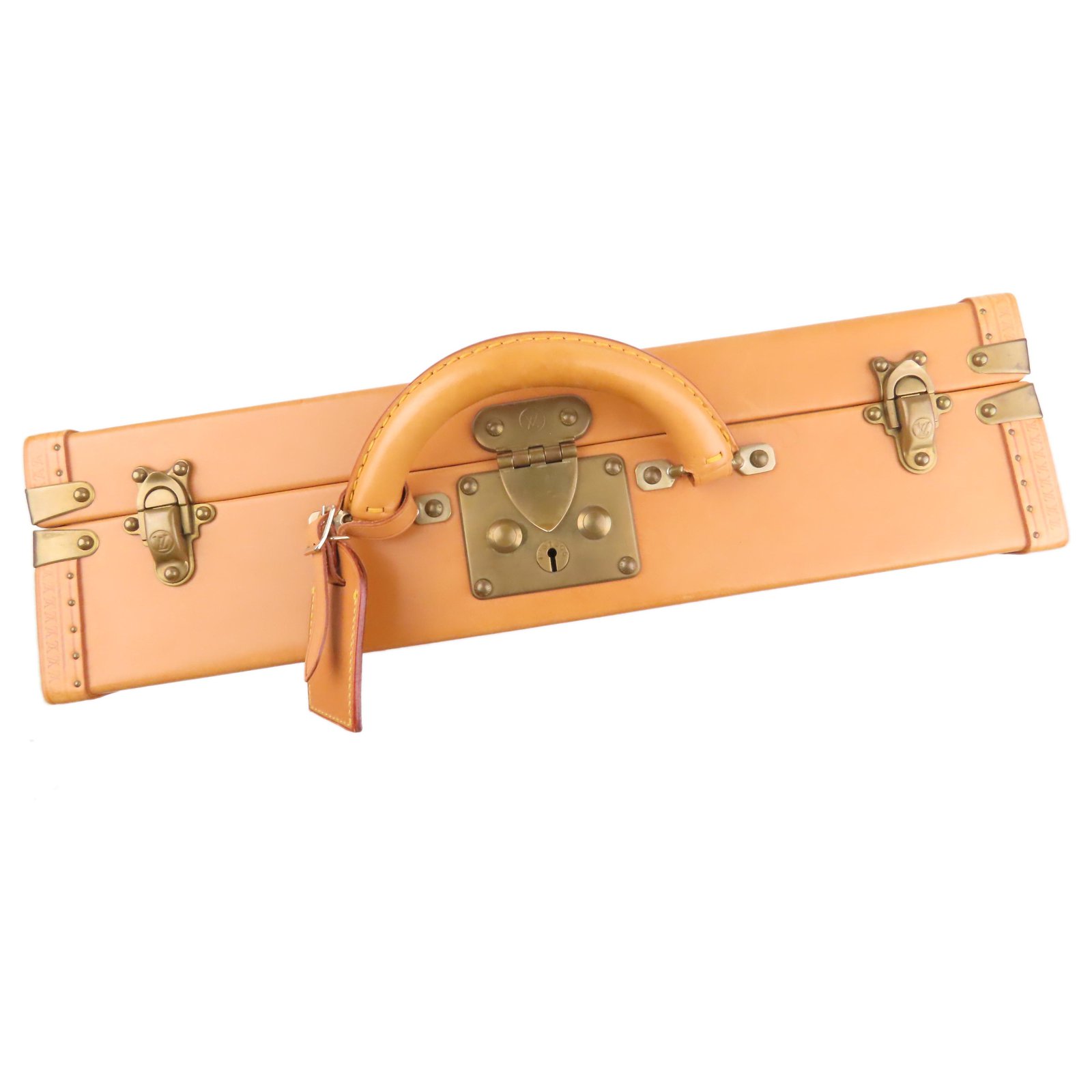 Louis Vuitton Brown Vachetta President Classeur Briefcase Leather