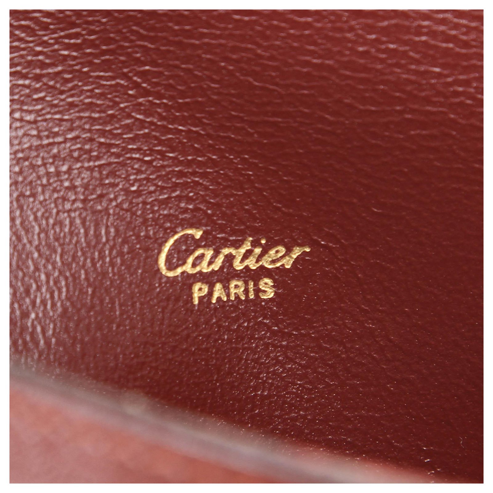 Cartier Red Must De Cartier Leather Crossbody Bag Dark red Pony-style ...