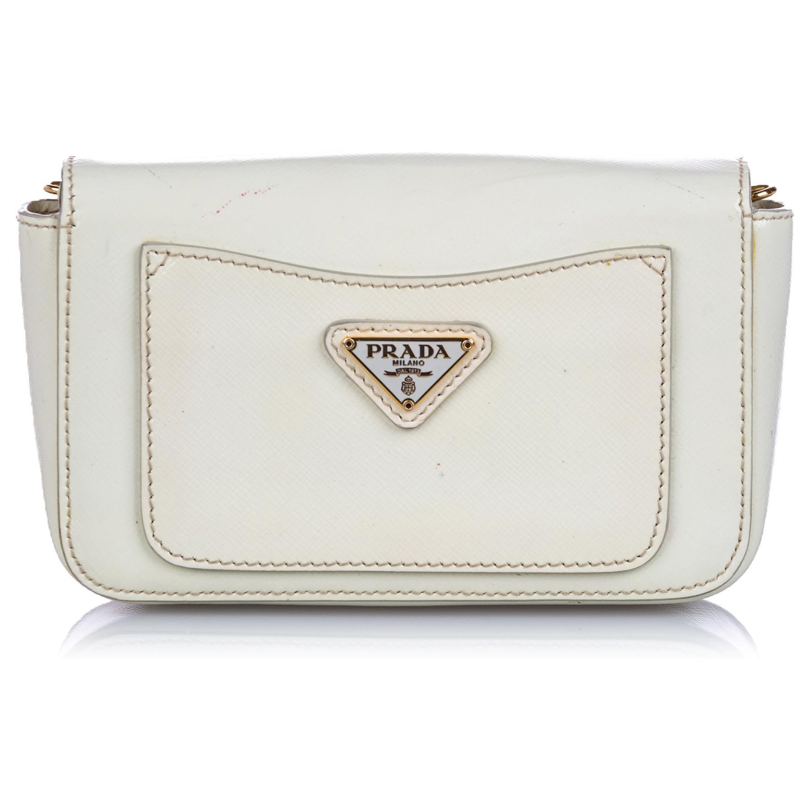 prada white crossbody bag