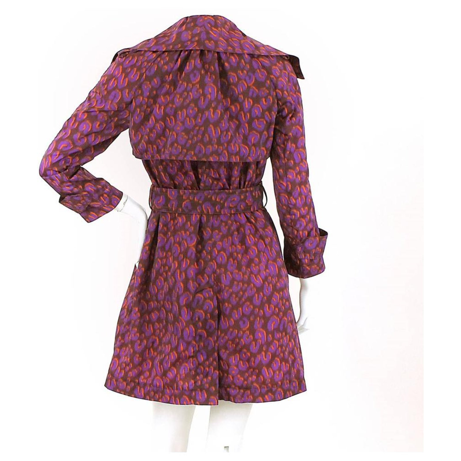 Louis Vuitton Trench coats Purple Polyamide ref.186153 - Joli Closet