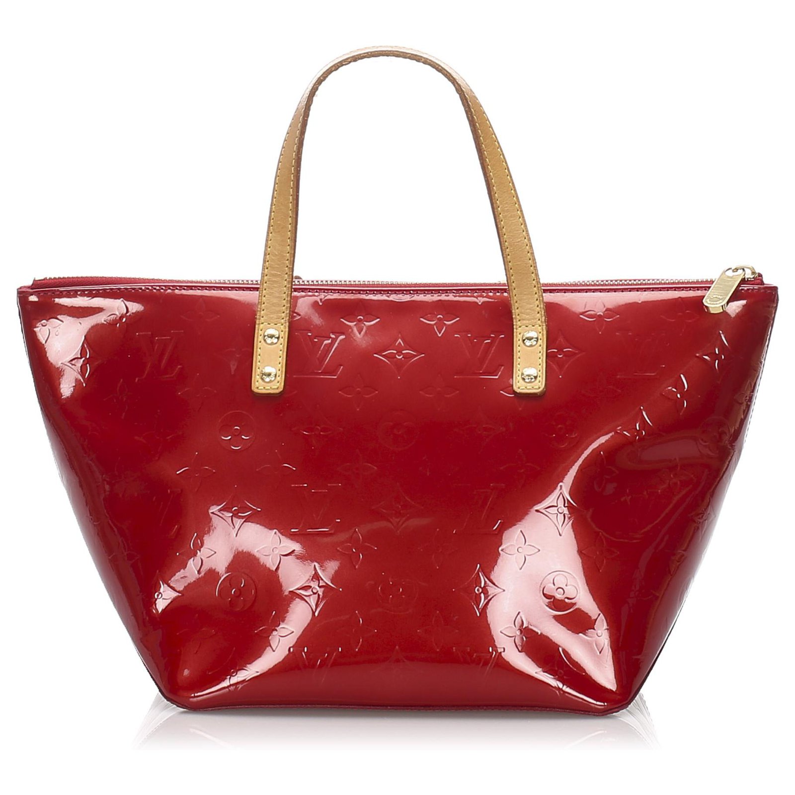 Louis Vuitton Red Vernis Bellevue PM Leather Patent leather ref.186294 -  Joli Closet