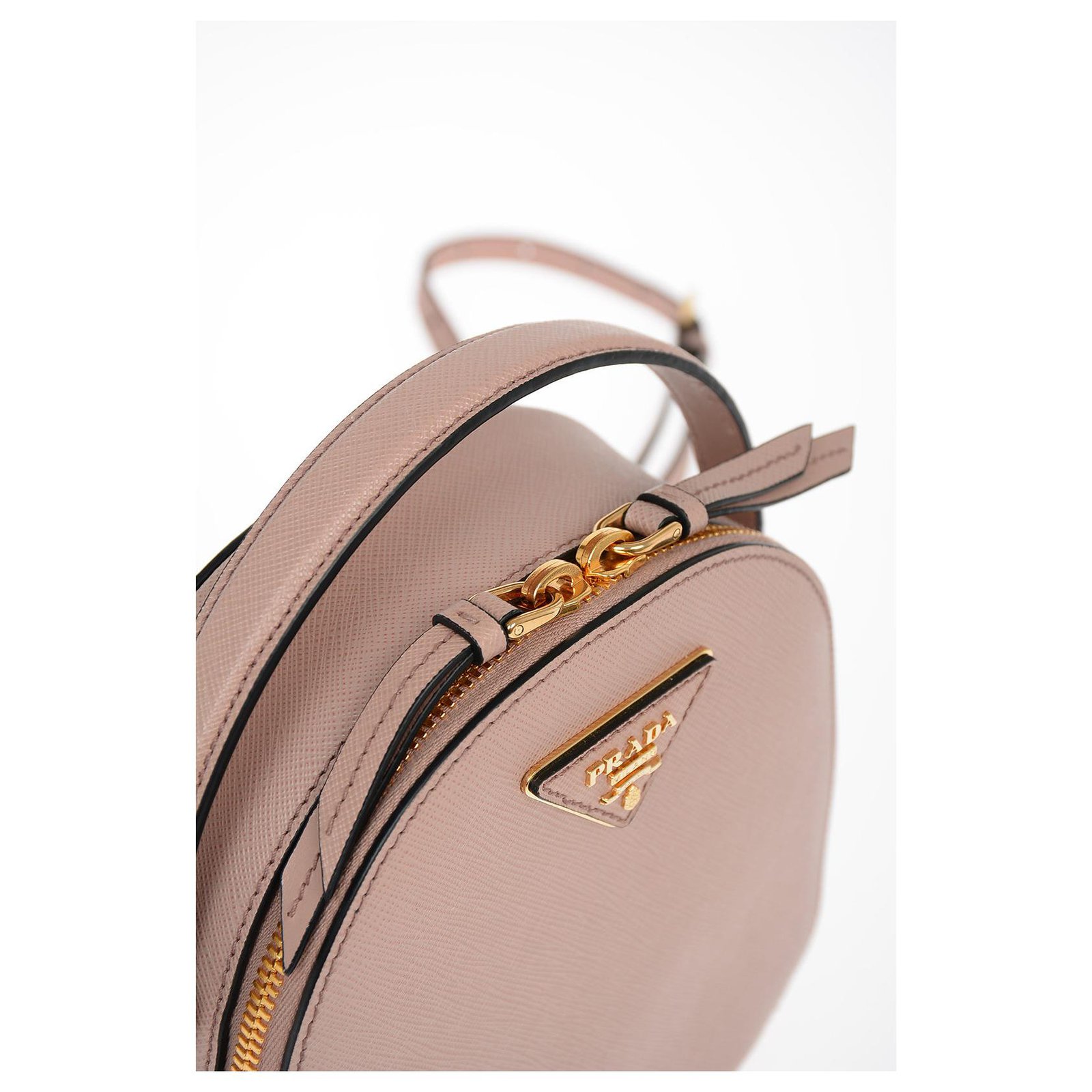 PRADA SAFFIANO LEATHER ODETTE BACKPACK Beige ref.186431 - Joli Closet