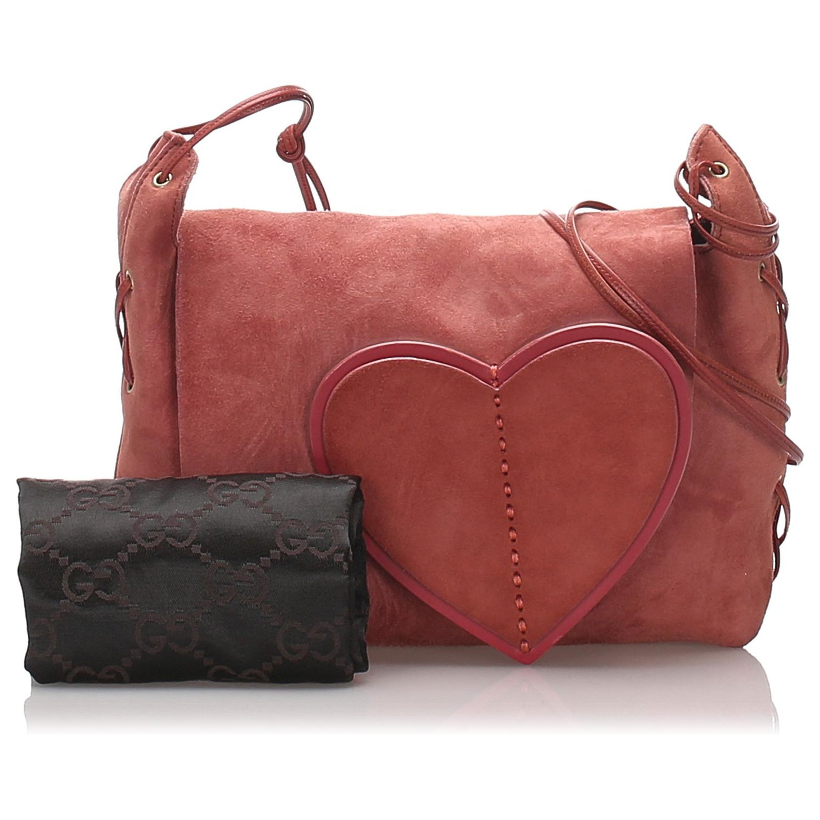 gucci pink suede bag