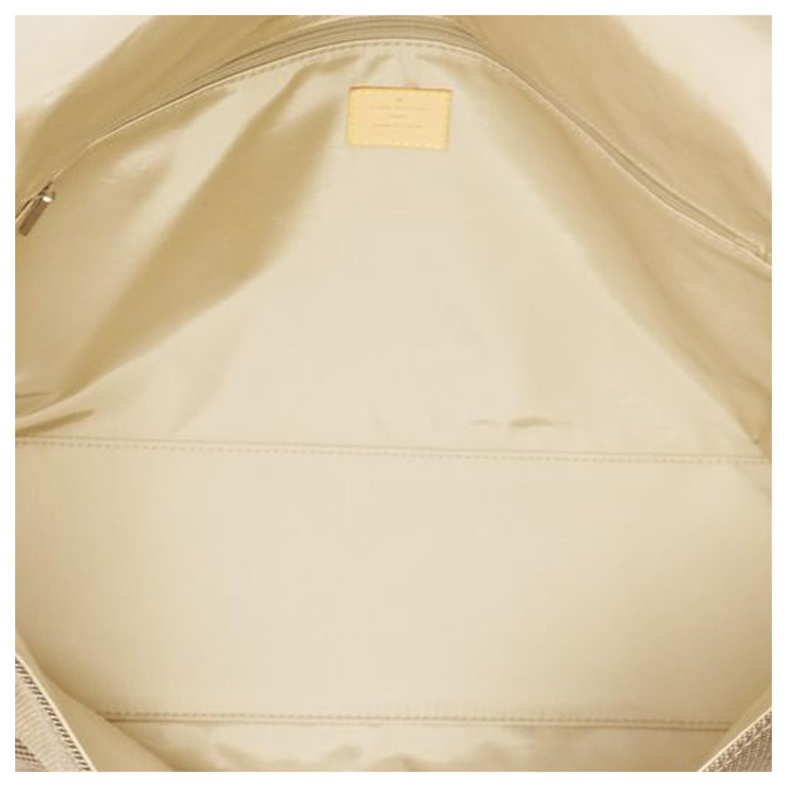 Louis Vuitton Brown Damier Geant Belier Leather Cloth Cloth ref.187696 -  Joli Closet