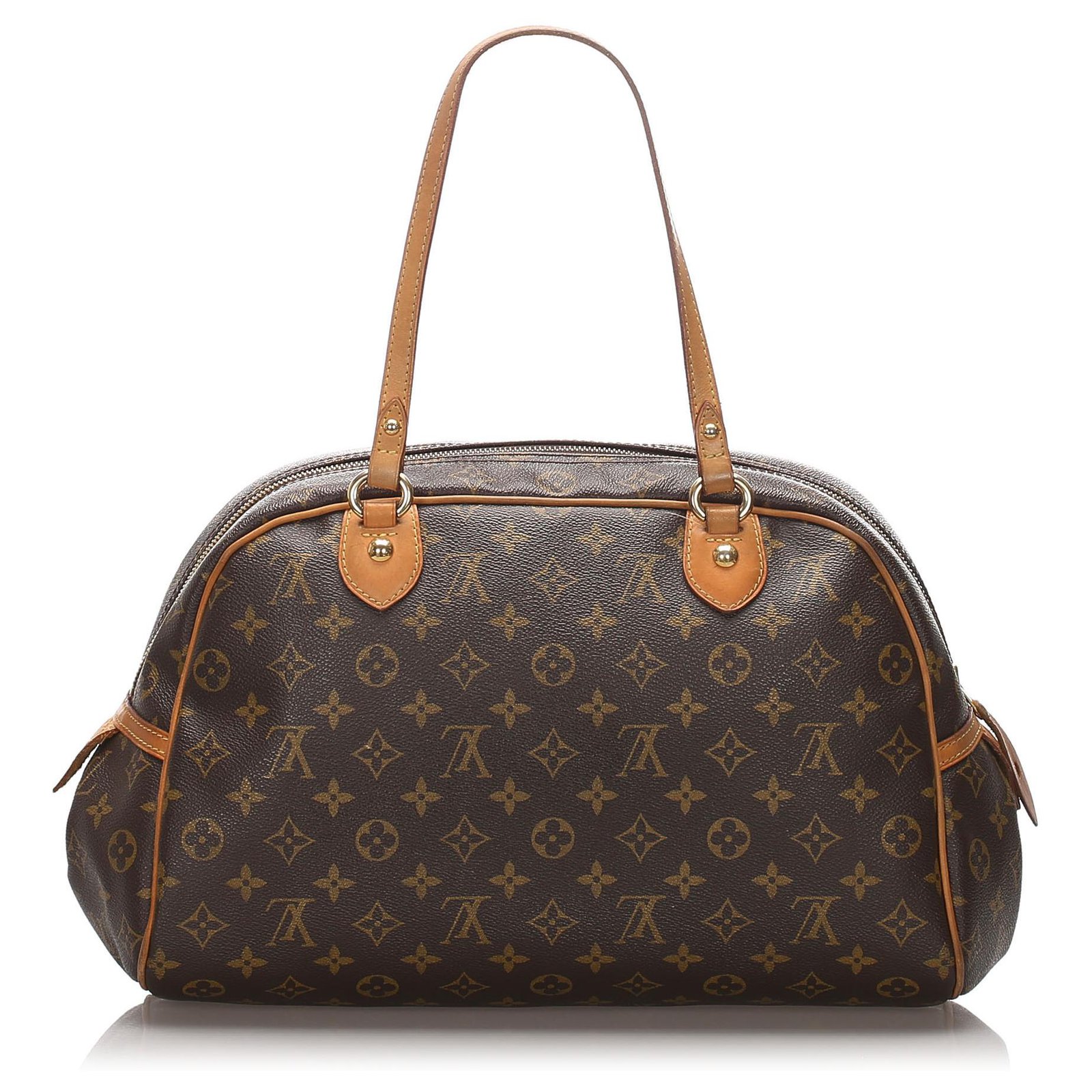 Louis Vuitton Brown, Pattern Print Monogram Montorgueil GM