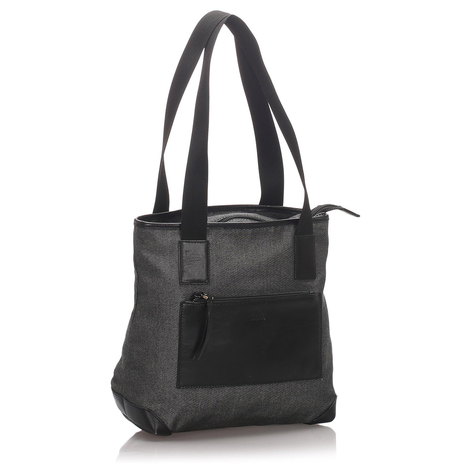 gucci black canvas bag