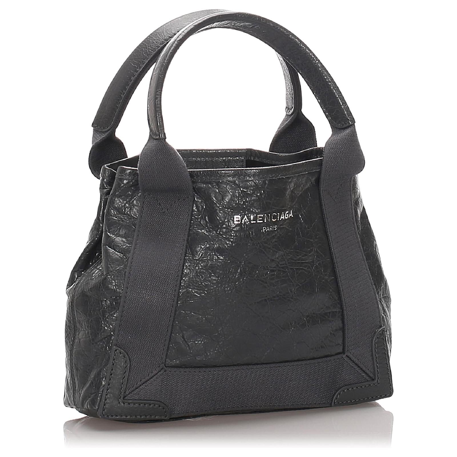 balenciaga cabas xs black