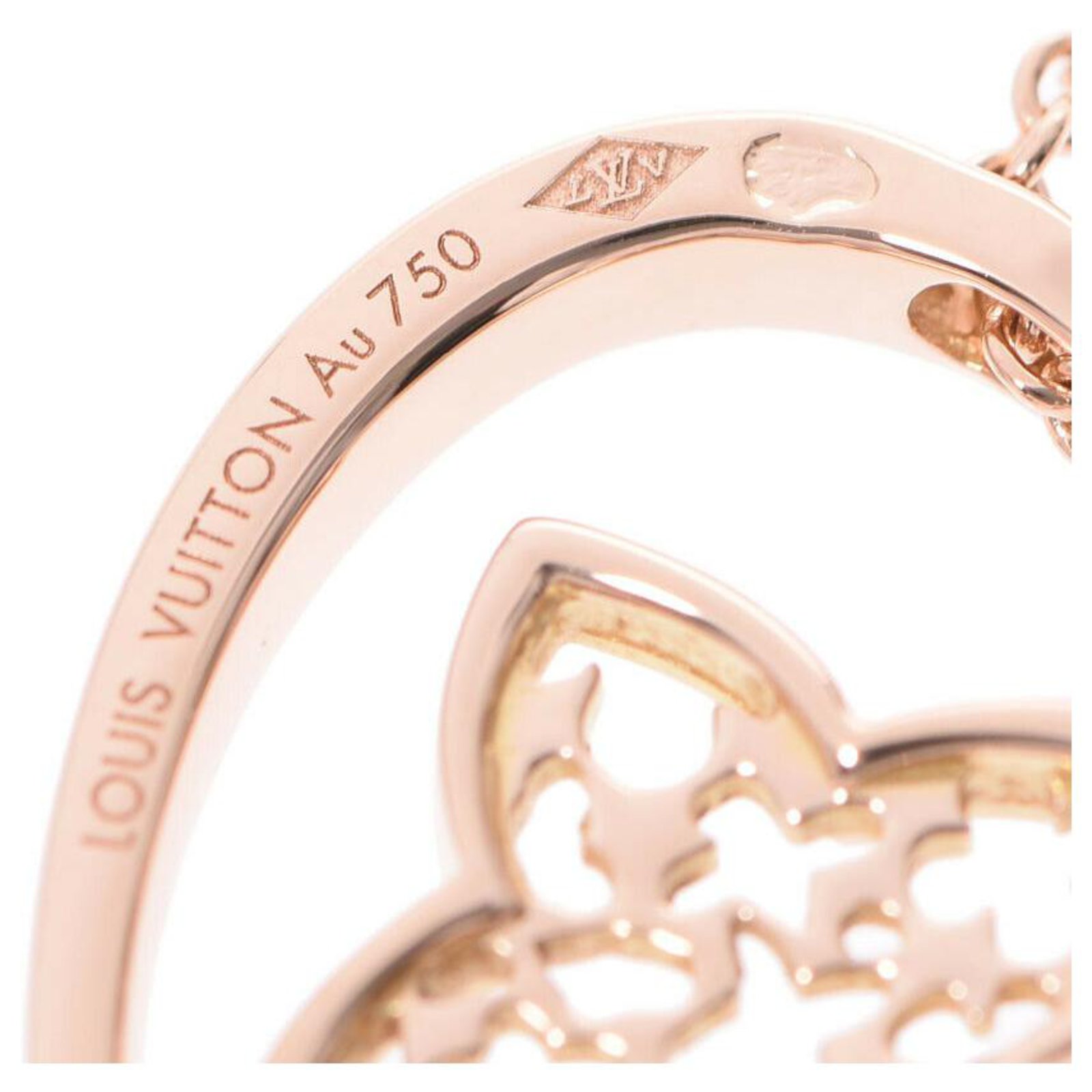 Louis Vuitton Cool Necklace Pendant Golden Pink gold ref.188323
