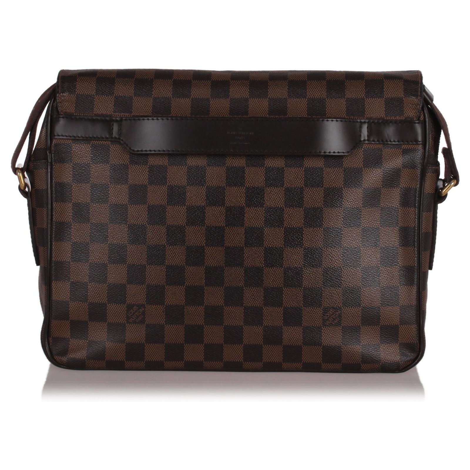 sacoche louis vuitton shelton en toile damier ebene mm