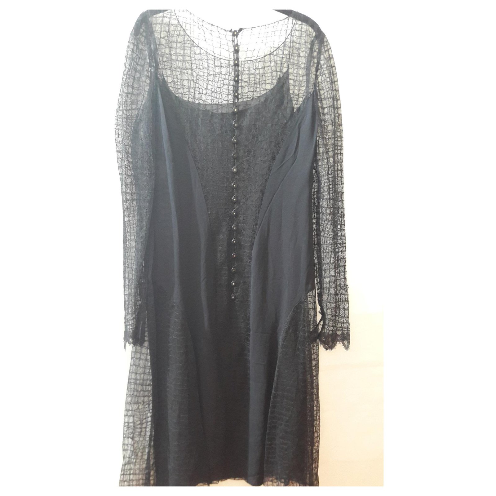 Chanel Dresses Black Lace ref.188645 - Joli Closet