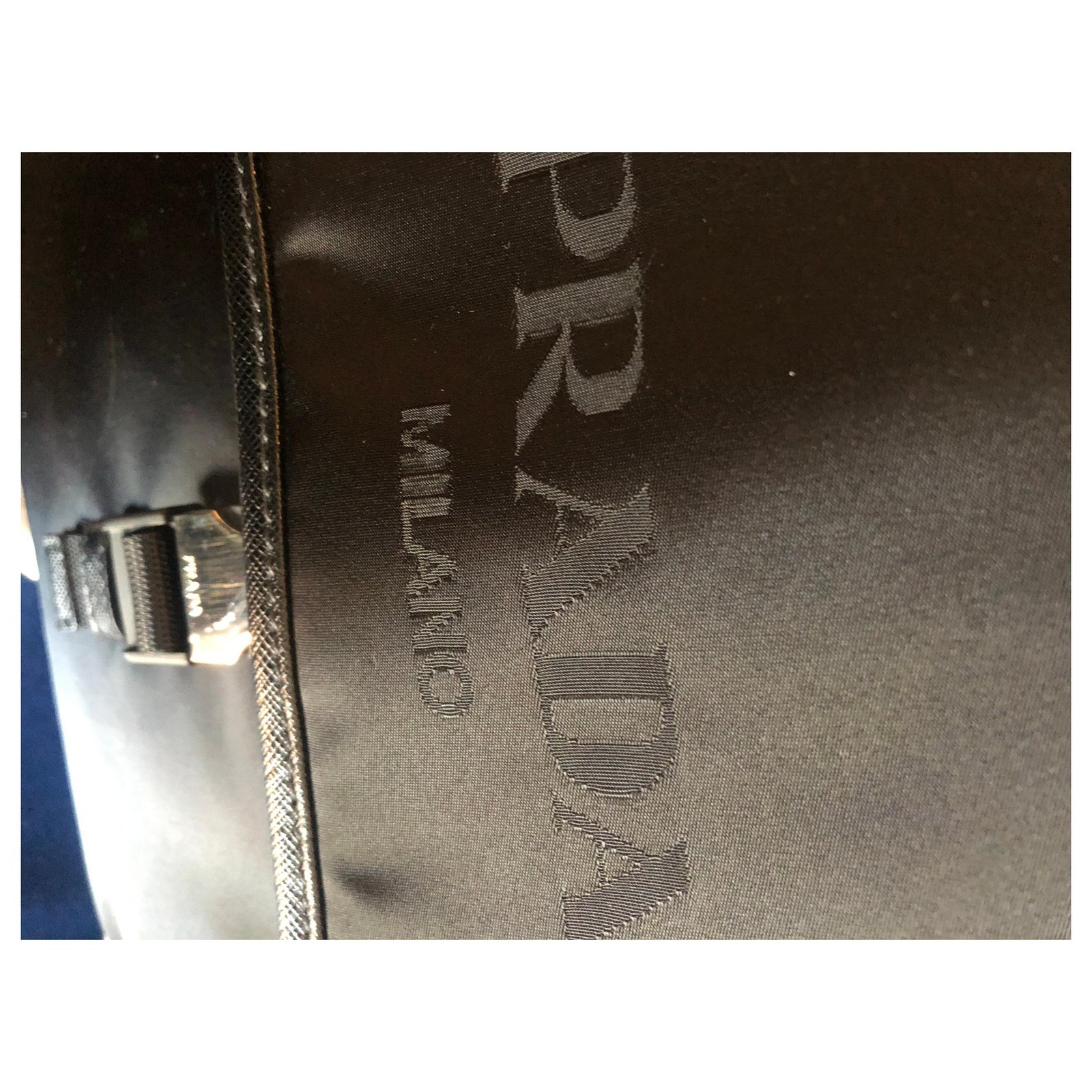 Prada messenger bag new Black Nylon ref.188786 - Joli Closet