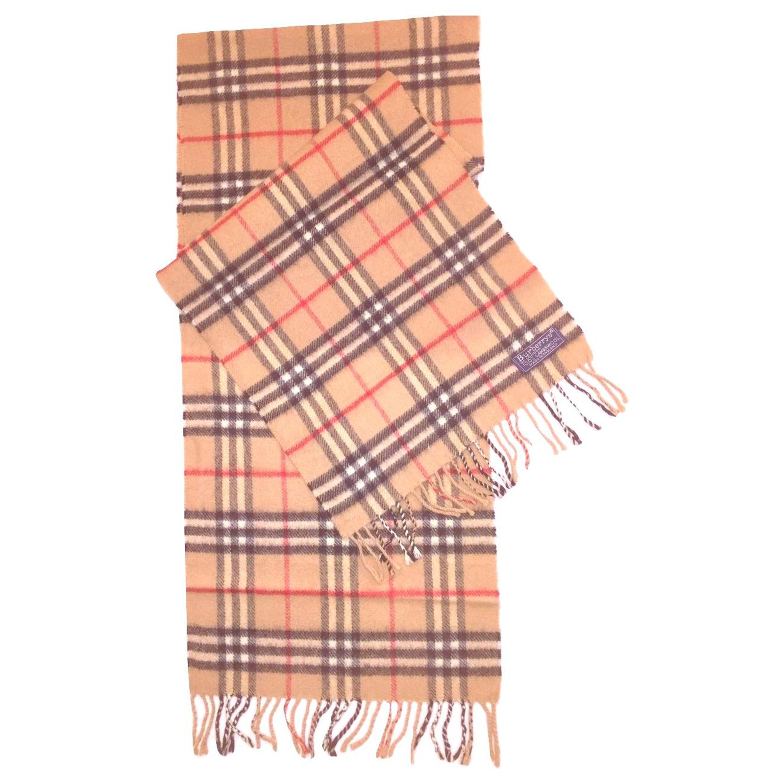At bidrage elskerinde Glow BURBERRY vintage lambswool scarf Multiple colors ref.189142 - Joli Closet