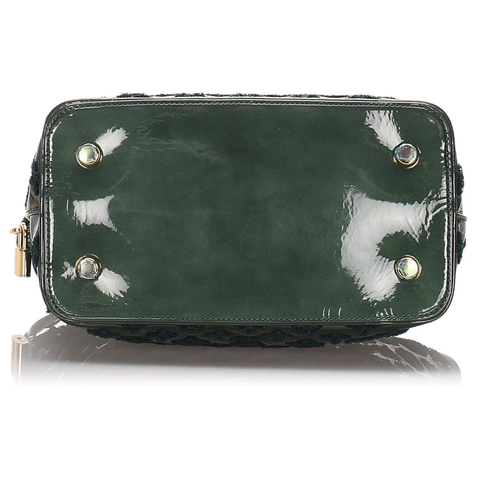 Louis Vuitton Green Monogram Fascination Lockit Leather ref.190043