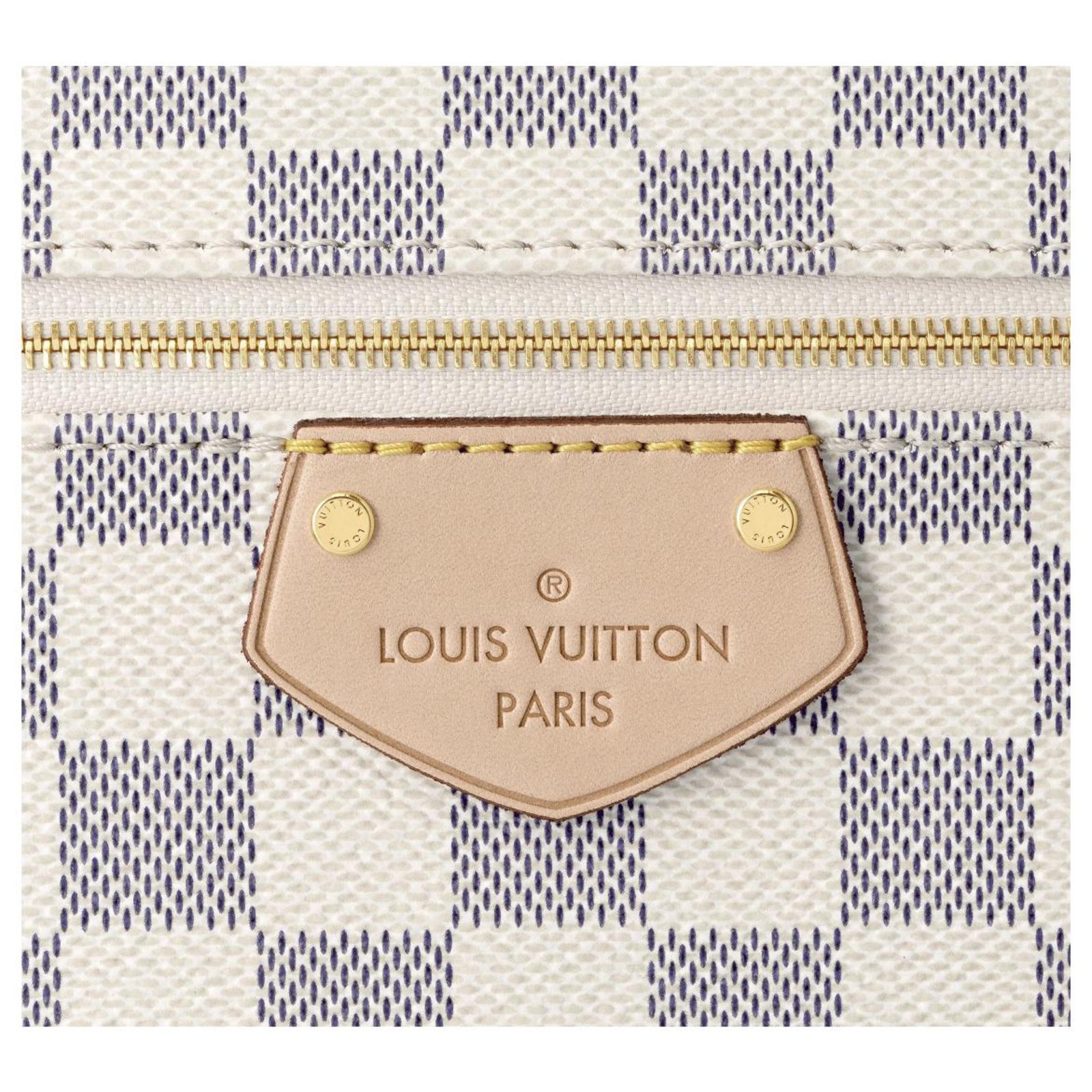Sacs à main Louis Vuitton Iena PM damier azur Autre Beige ref.190296 - Joli Closet