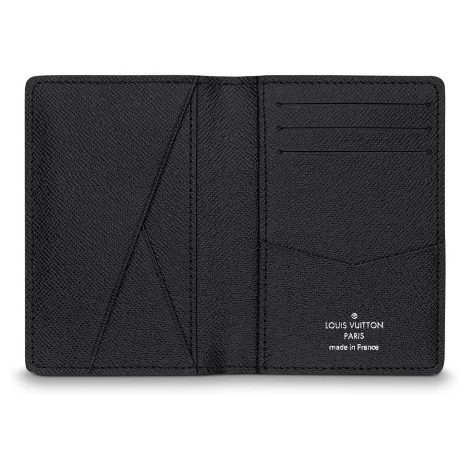 Louis Vuitton card holder Dark grey Leather ref.106734 - Joli Closet