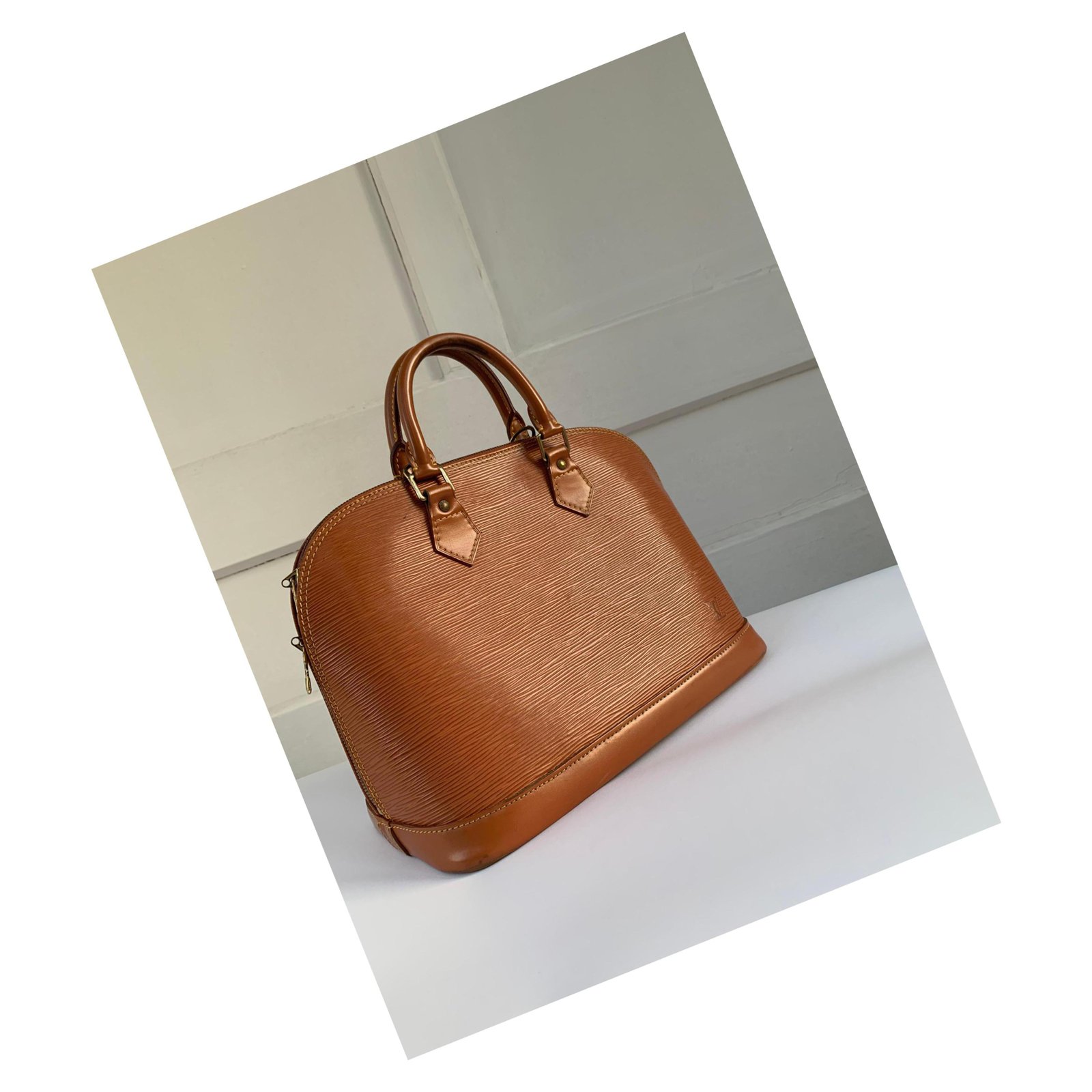 Louis Vuitton Brown Epi Leather Alma PM – myGemma
