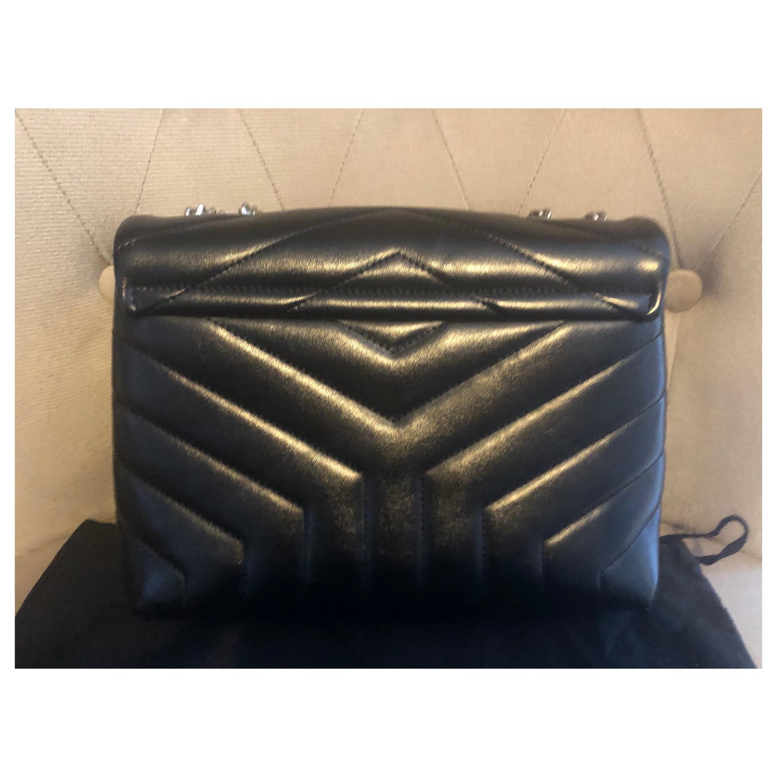Saint Laurent Sulpice Black Leather ref.78297 - Joli Closet