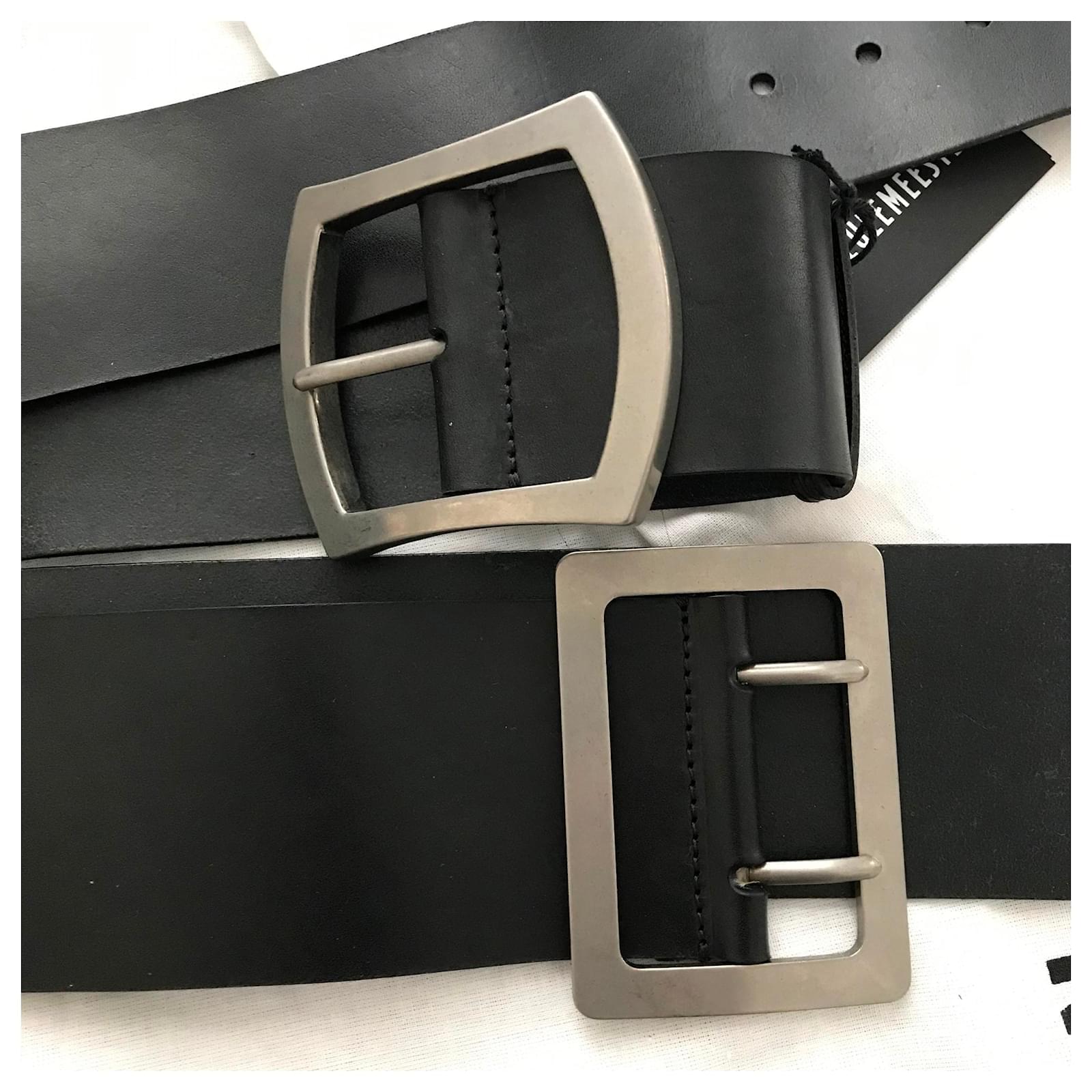 Ann Demeulemeester Belts Black Leather ref.JC190938 (Sold) - Joli