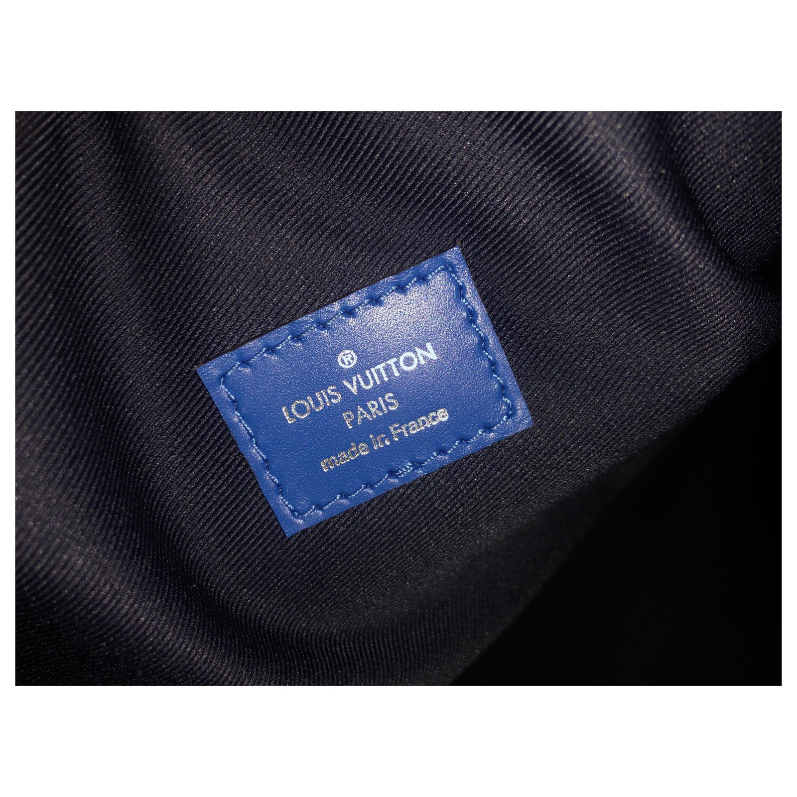 Louis Vuitton keepall Light blue Leather ref.190961 - Joli Closet