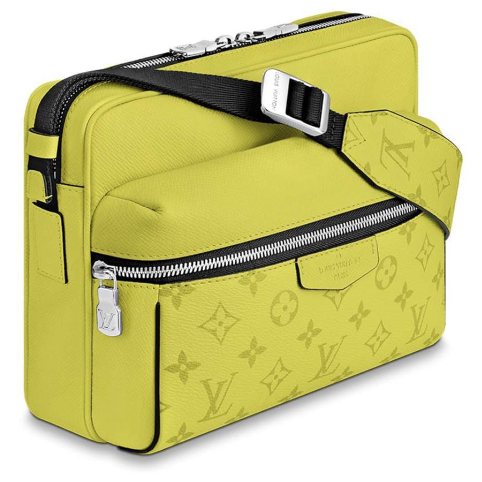 Outdoor cloth bag Louis Vuitton Yellow in Cloth - 16817008