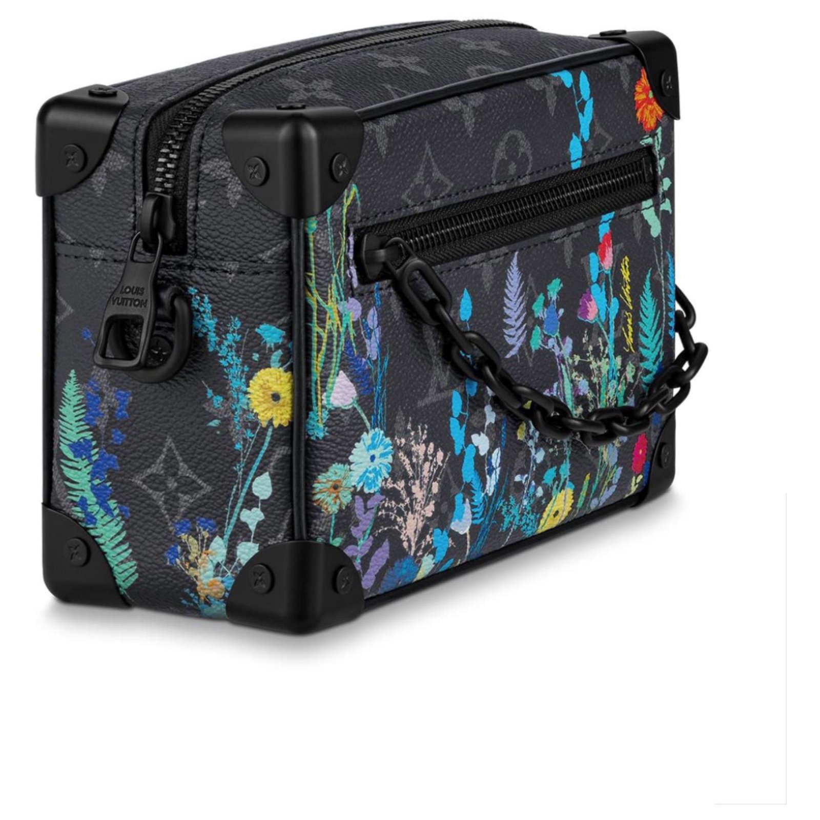 Louis Vuitton Vuitton small trunk bag Multiple colors Leather Cloth  ref.884089 - Joli Closet