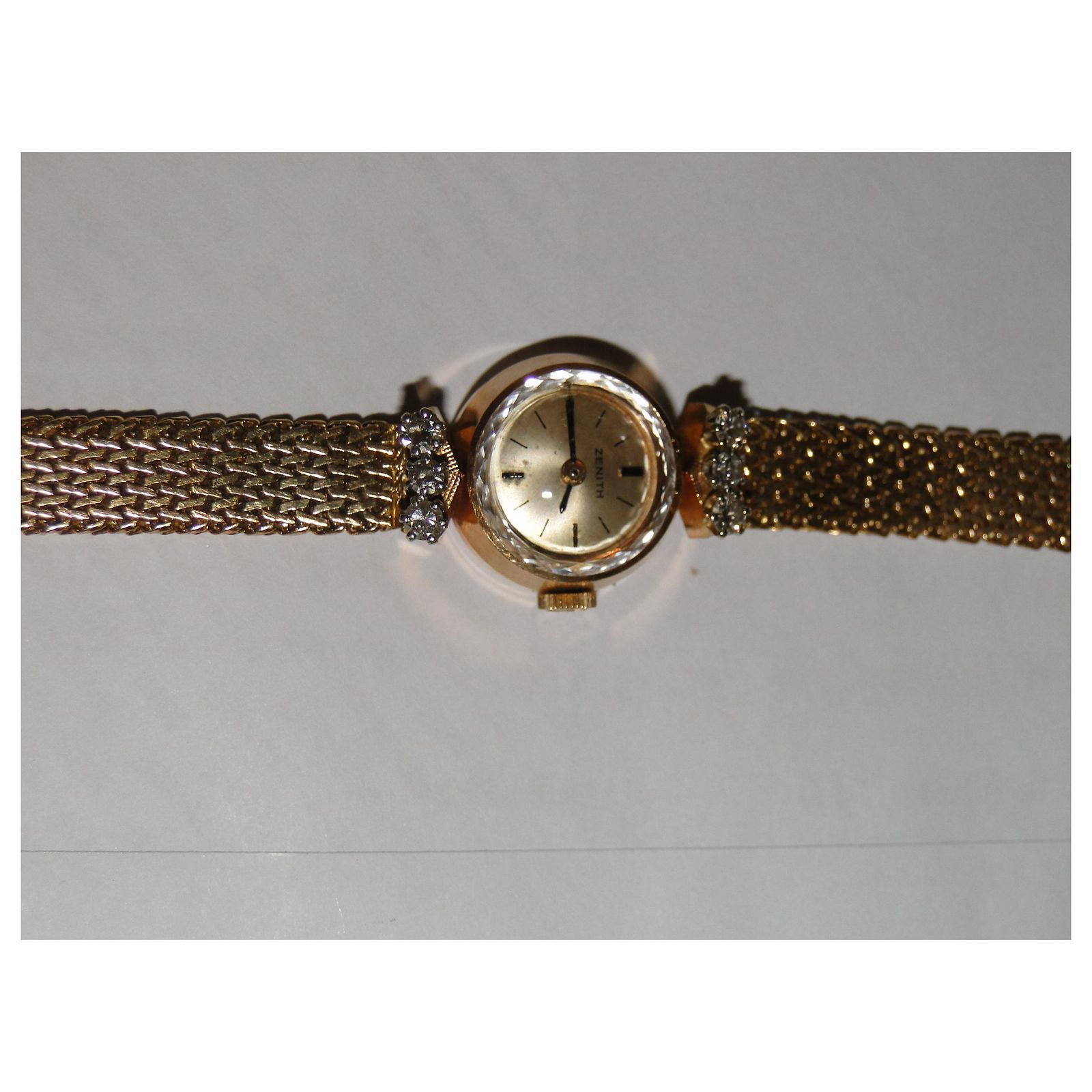 Montre Bracelet Zenith Vintage Pour Femme - Mécanique - Cadran 20 Mm - Occasion En Parfait état