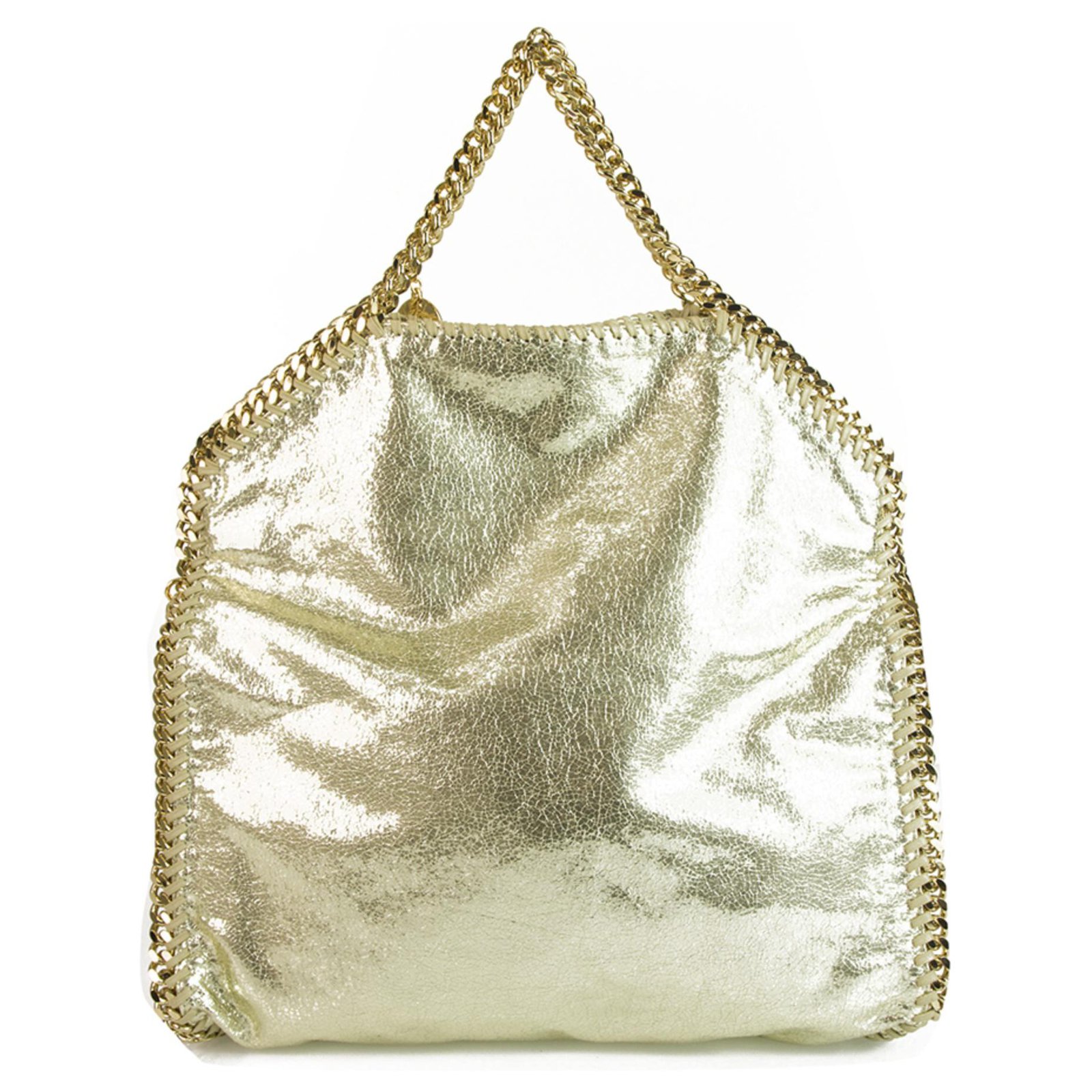 Cloth handbag Stella McCartney Gold in Cloth - 14913688