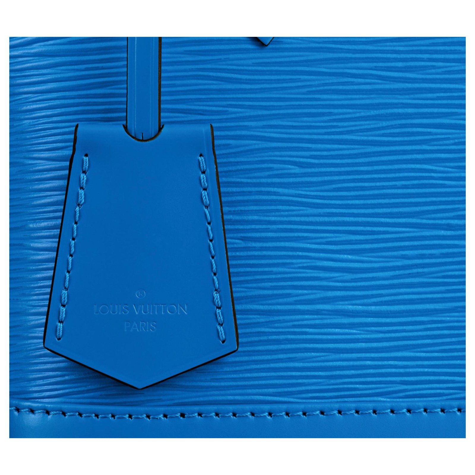 Louis Vuitton LV Alma BB Light blue Leather ref.518207 - Joli Closet