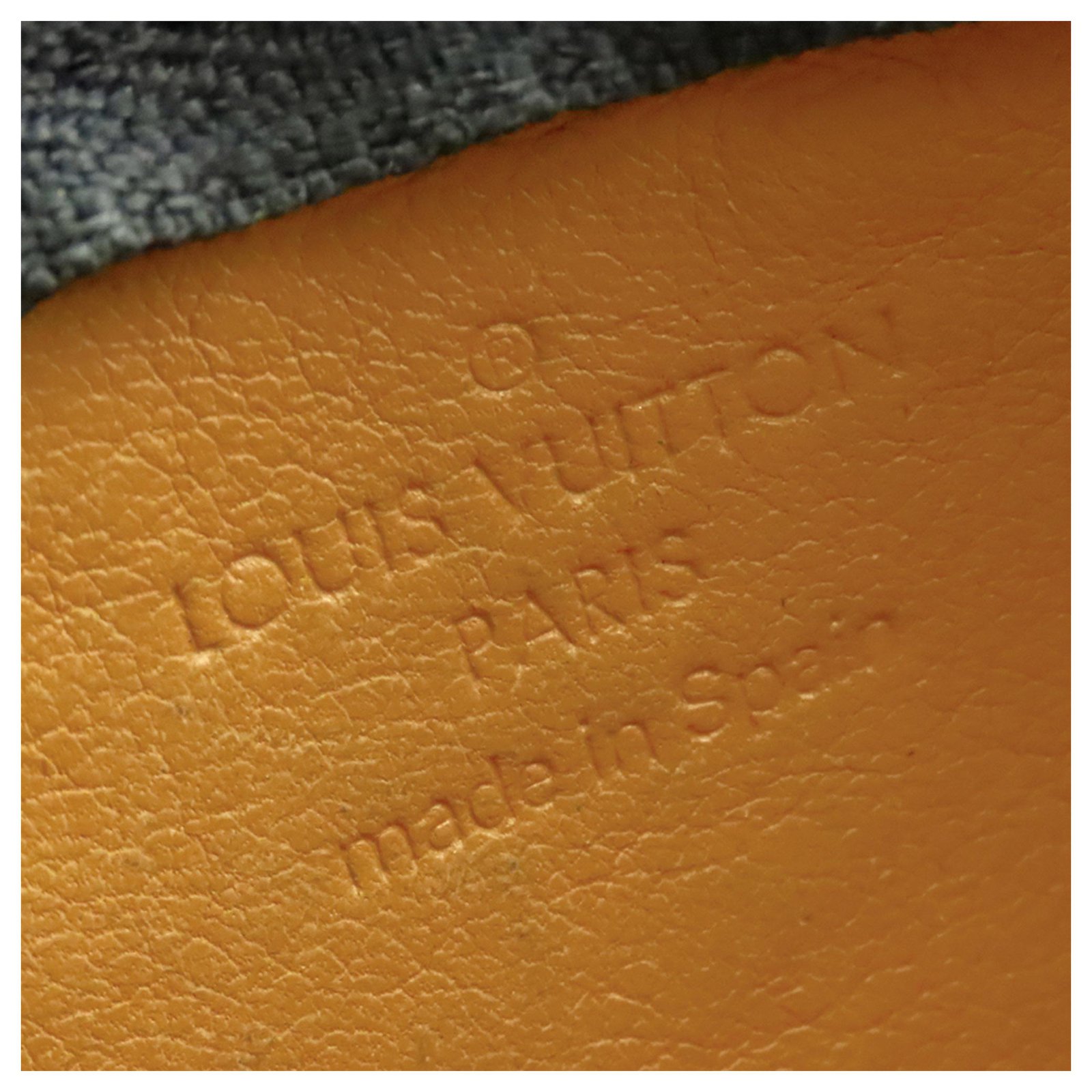 Louis Vuitton Gray Monogram Denim Key Pouch Grey Cloth ref.192491 - Joli  Closet