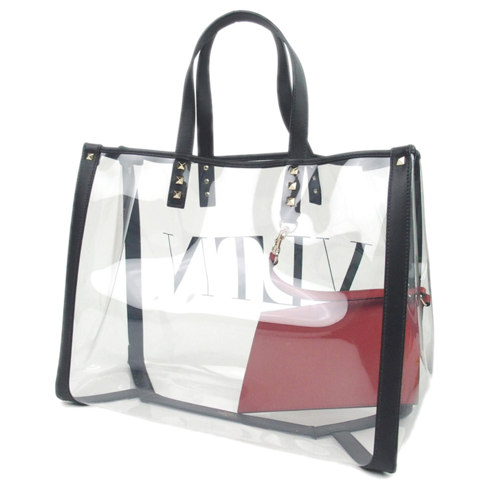 Louis Vuitton Black VLTN Grande Tote Bag Leather Plastic Pony-style  calfskin ref.192494 - Joli Closet