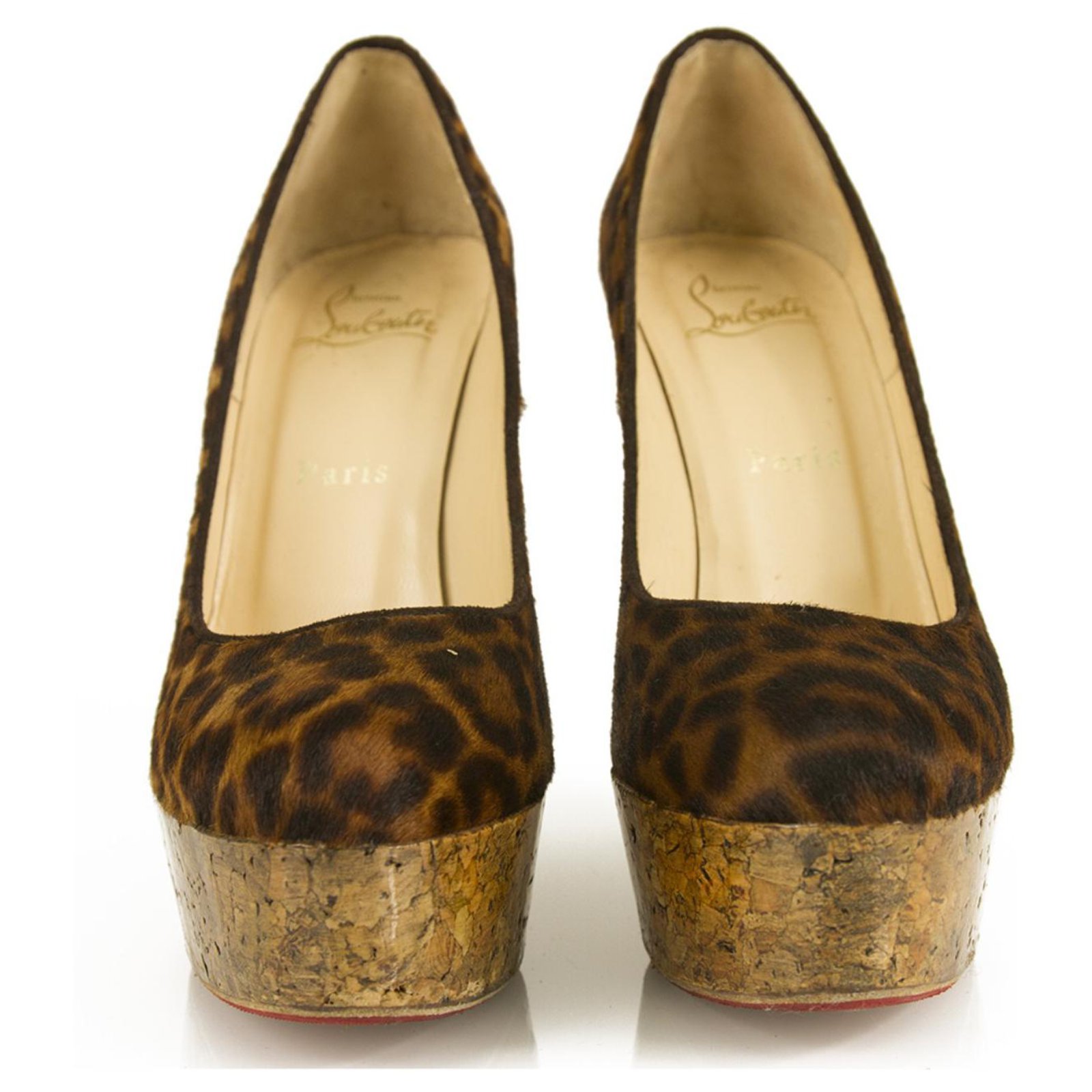 louboutin leopard print heels