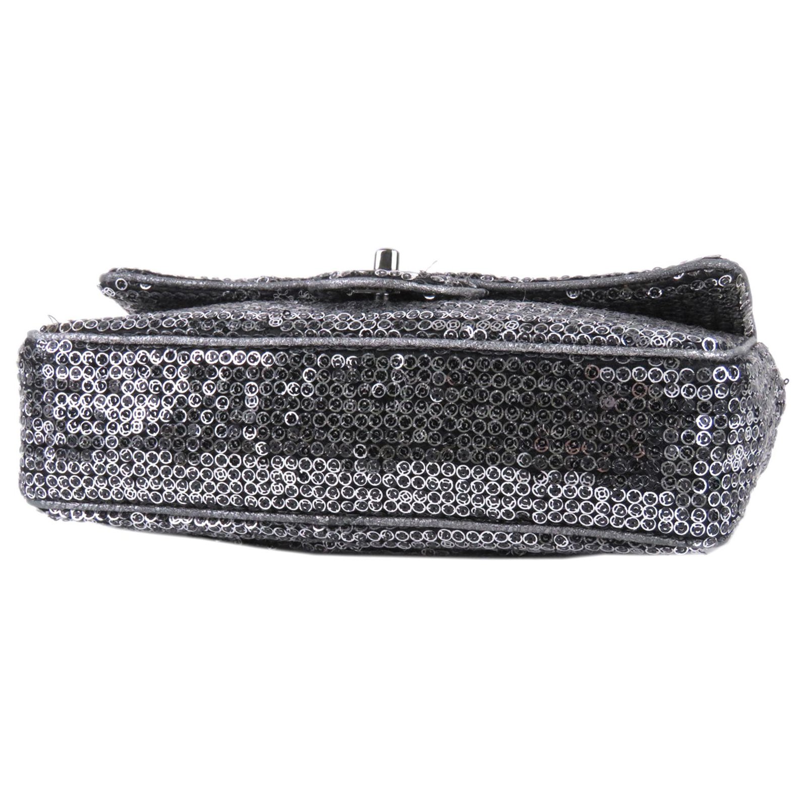 Chanel Silver Sequin Medium Flap Bag – Savonches