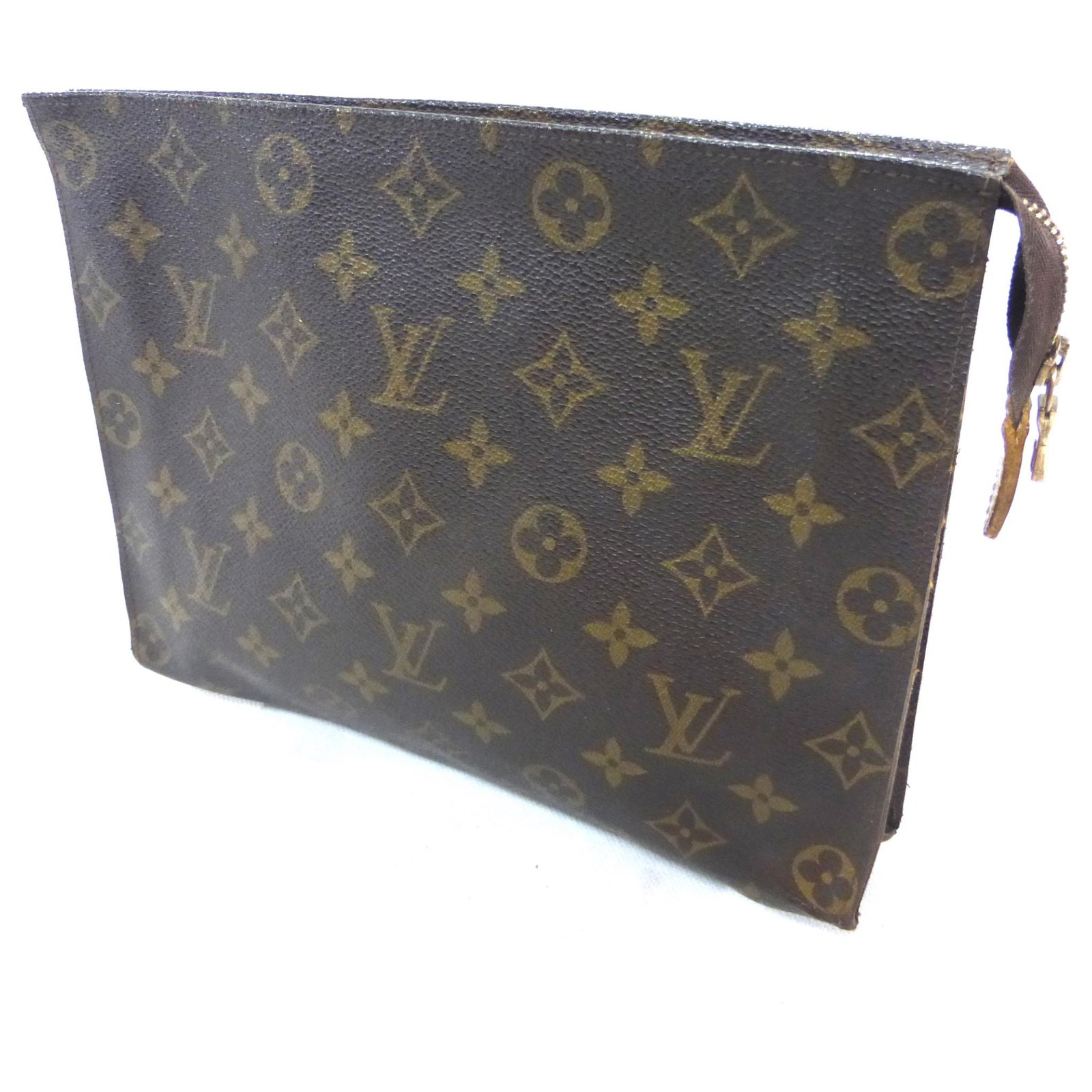 Louis Vuitton Toiletry pouch 26 Monogram Brown Leather ref.193187