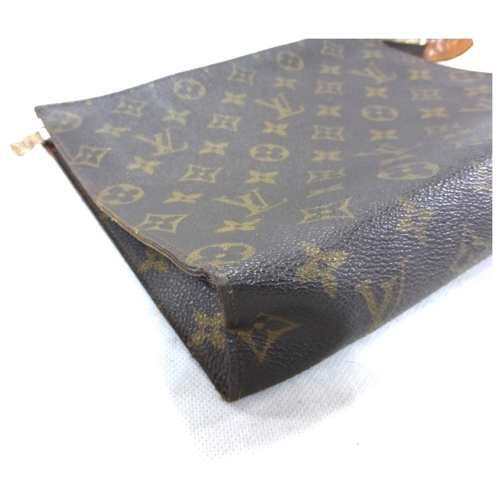 Louis Vuitton Toiletry pouch 26 Monogram Brown Leather ref.193187